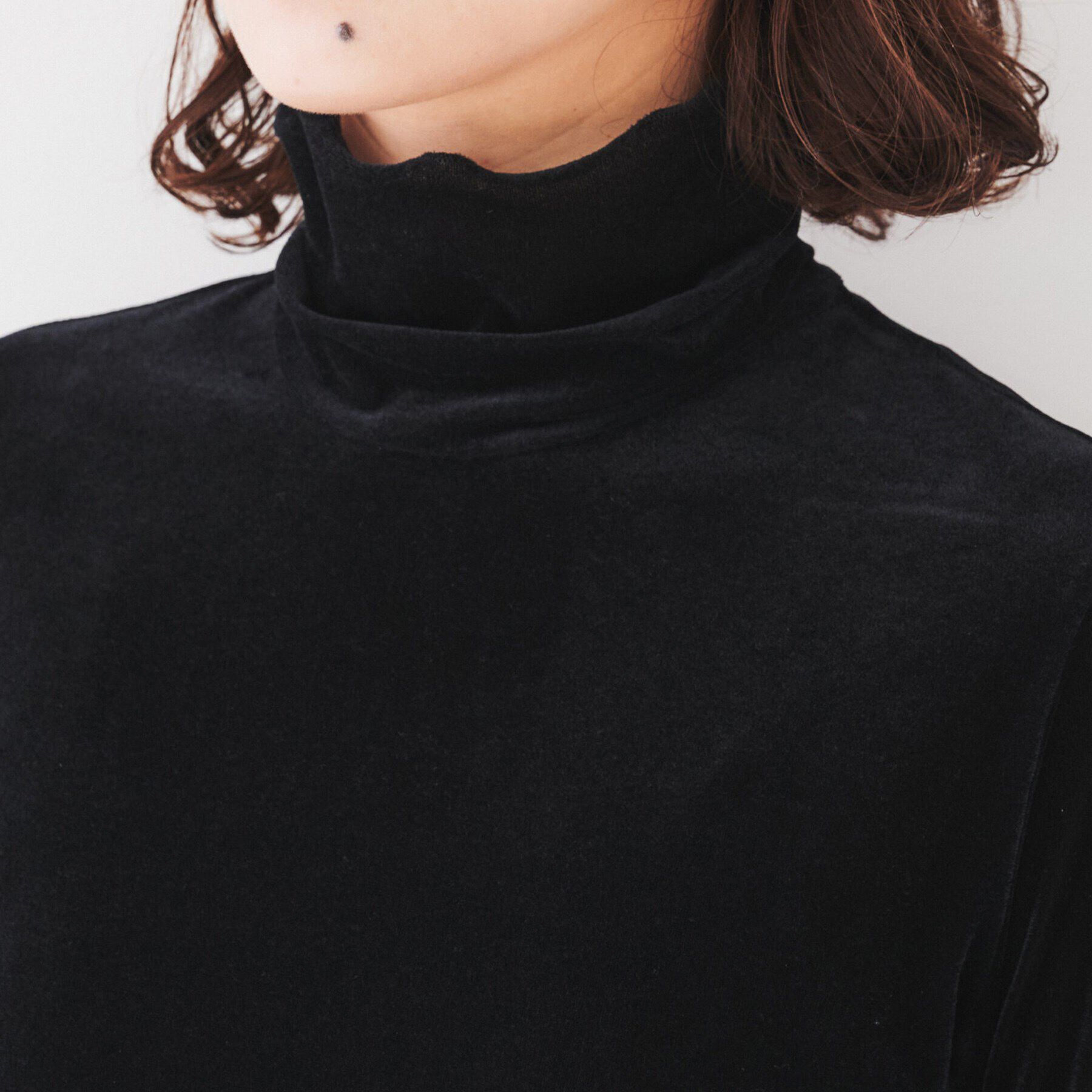 UNTITLED「【洗える】ベロアインナートップス」|Tシャツ・カットソー|