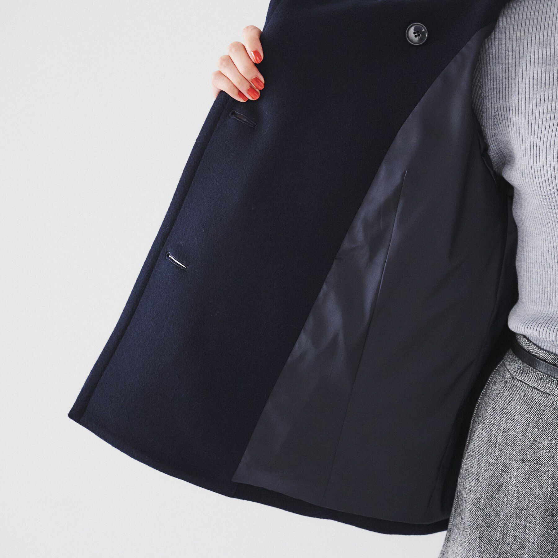 UNTITLED「【日本製】2WAYウールショートコート」|その他|