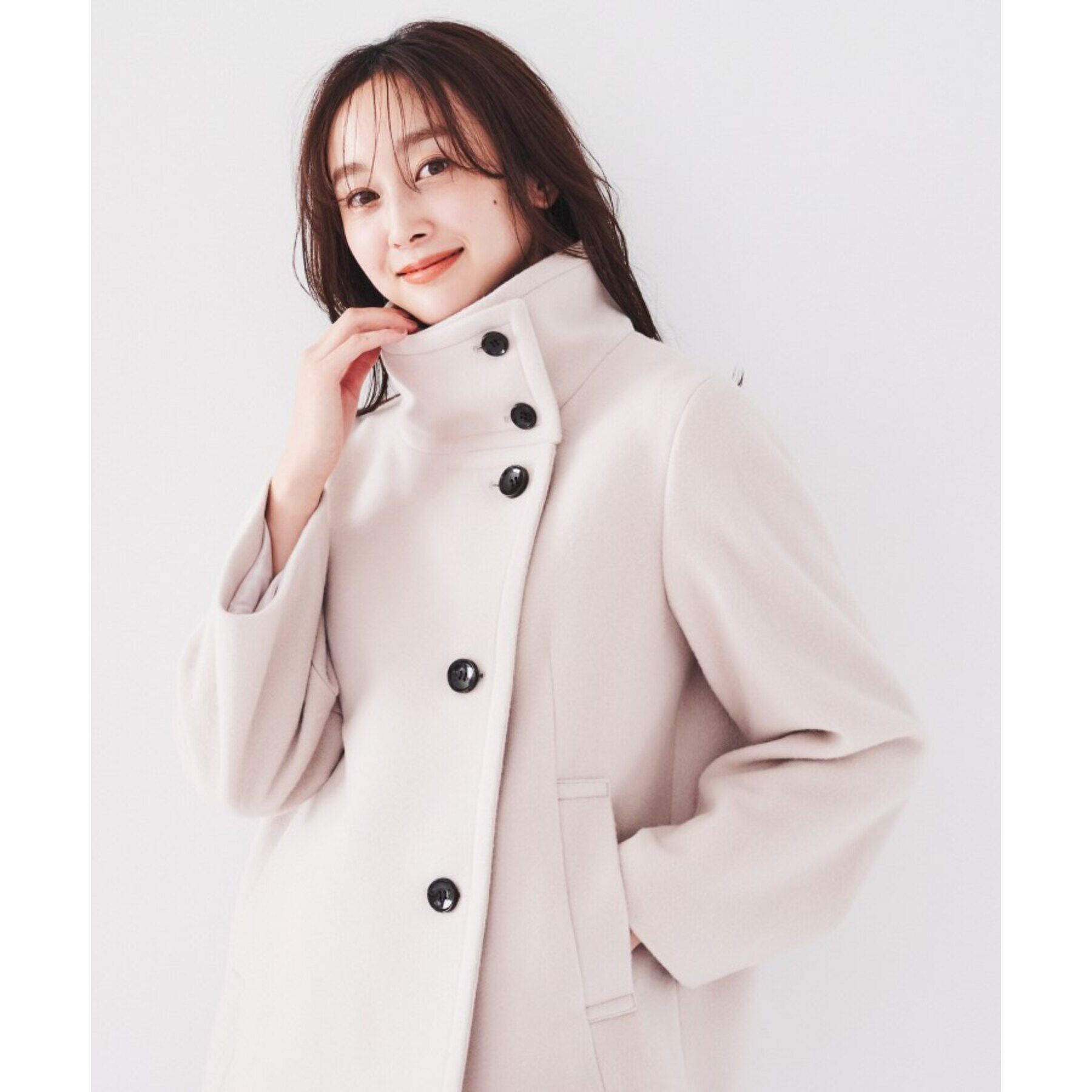 UNTITLED「【日本製】2WAYウールショートコート」|その他|