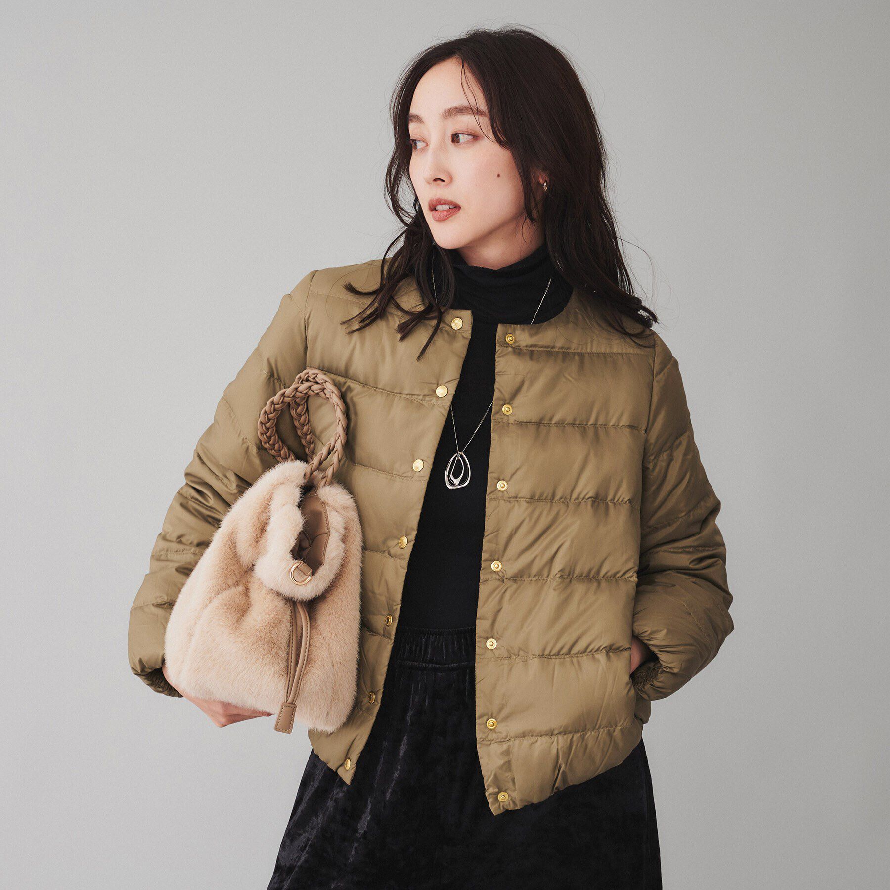 UNTITLED「【 TRADITIONAL WEATHERWEAR 】ARKLEY ダウンパッカブル」|ダウン|モカブラウン(042