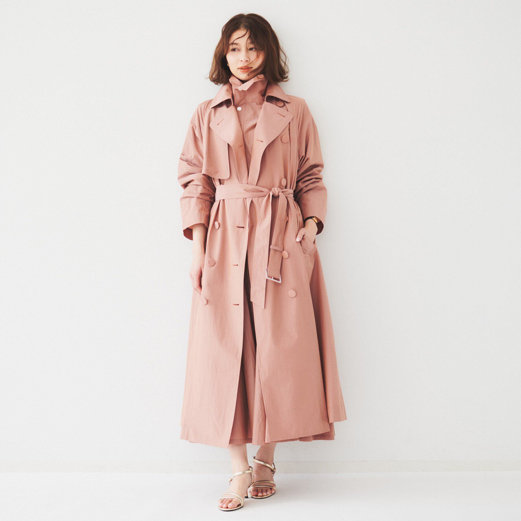 UNTITLED「ライトコットン トレンチコート」|トレンチコート|