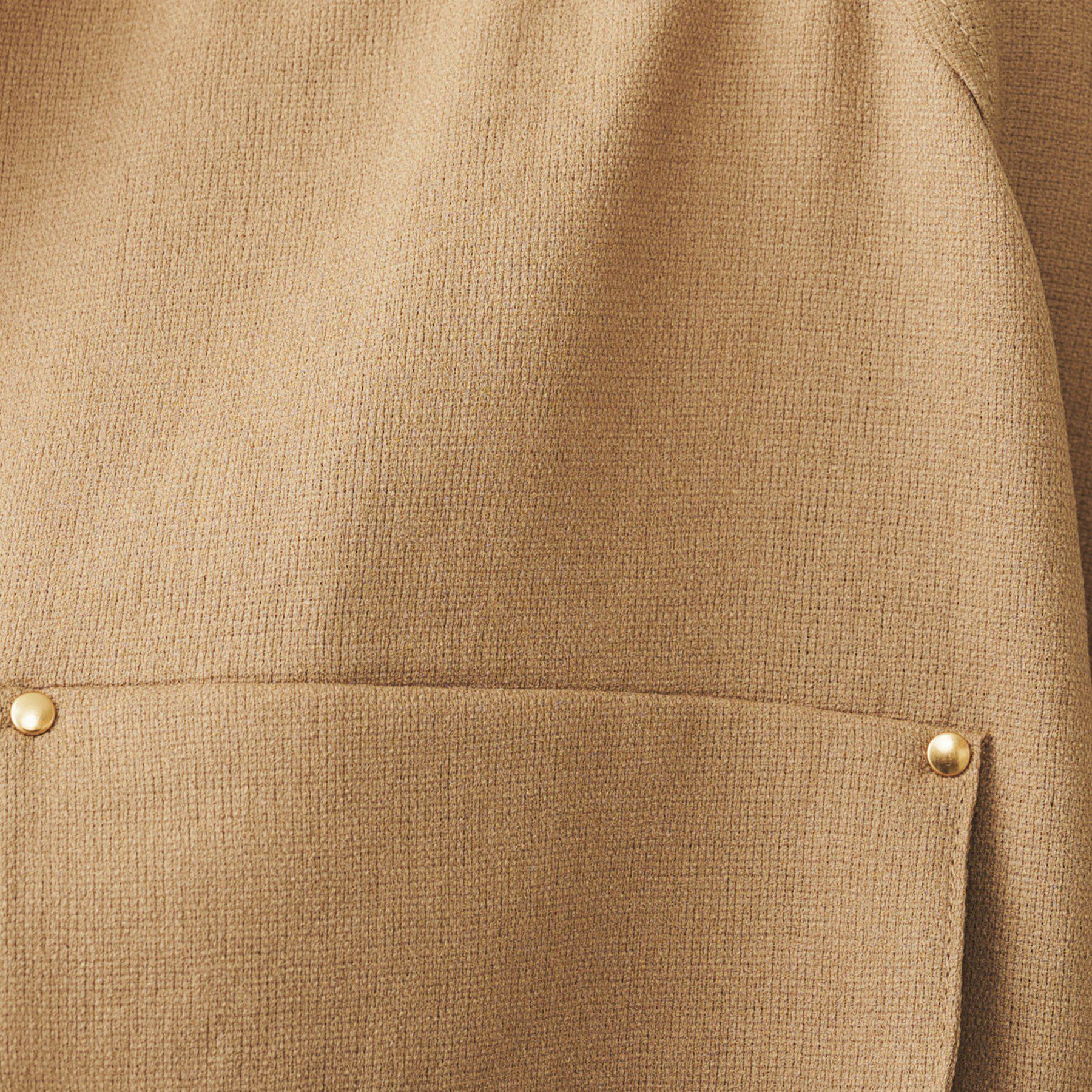 UNTITLED「【SEADRAKE】ノーカラー半袖ブルゾン」|ブルゾン・スタジャン|