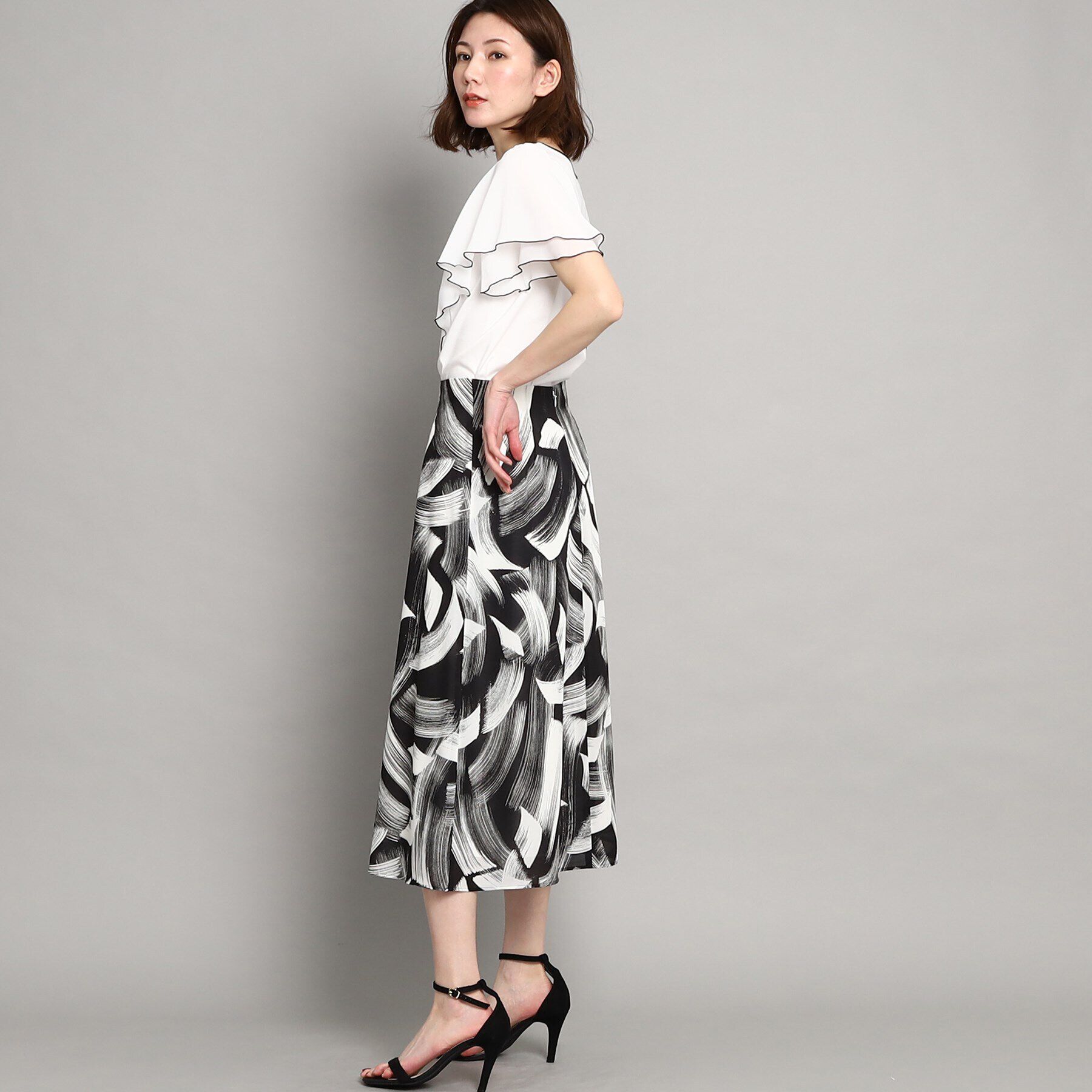 COUP DE CHANCE「【大人可愛い/洗える】フレアースリーブプルオーバー」|Tシャツ・カットソー|