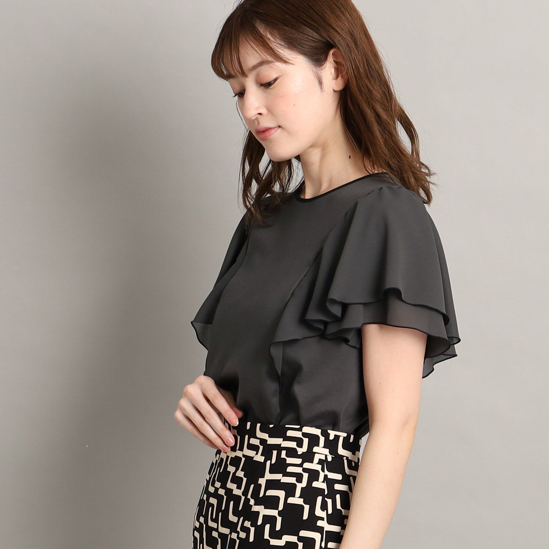 COUP DE CHANCE「【大人可愛い/洗える】フレアースリーブプルオーバー」|Tシャツ・カットソー|