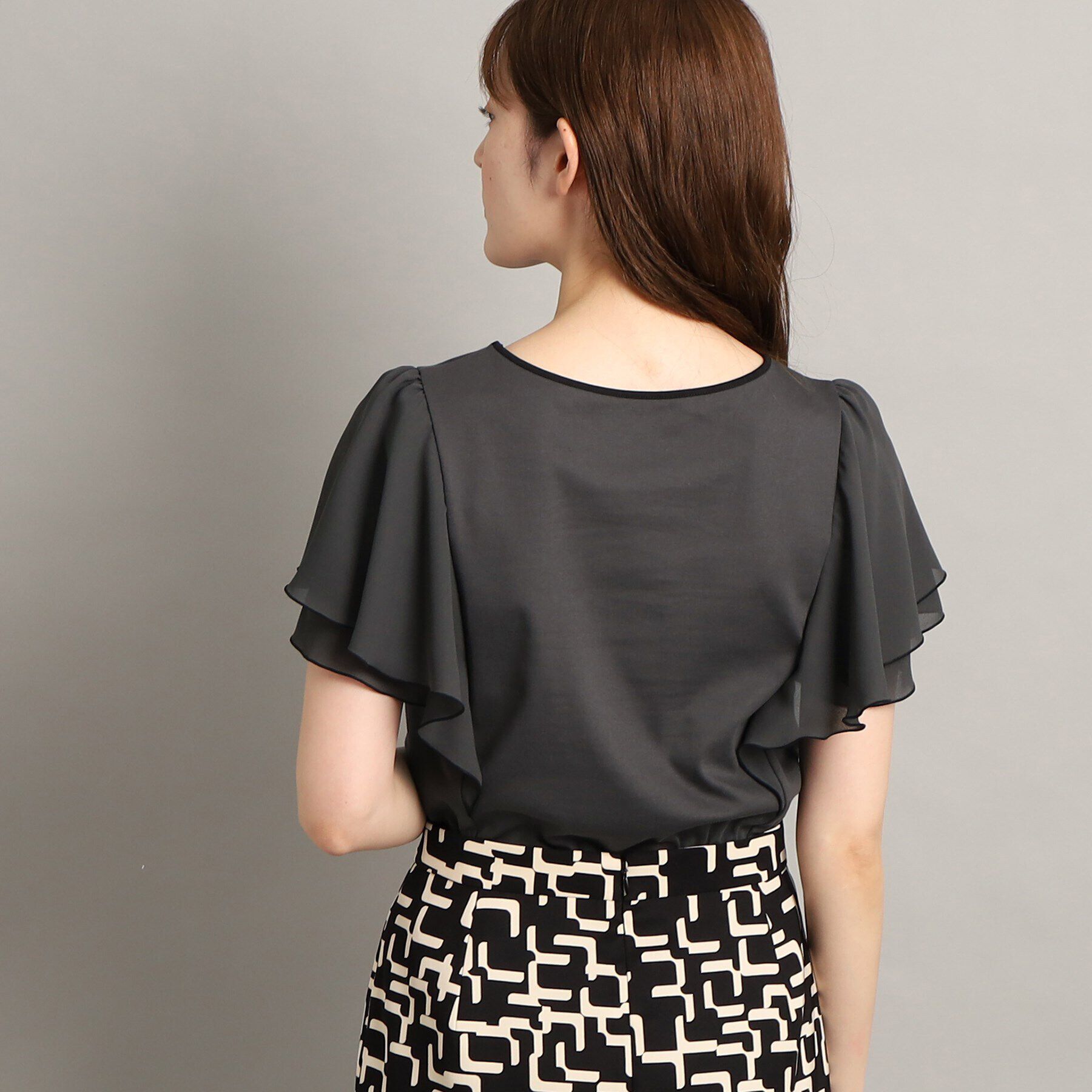 COUP DE CHANCE「【大人可愛い/洗える】フレアースリーブプルオーバー」|Tシャツ・カットソー|