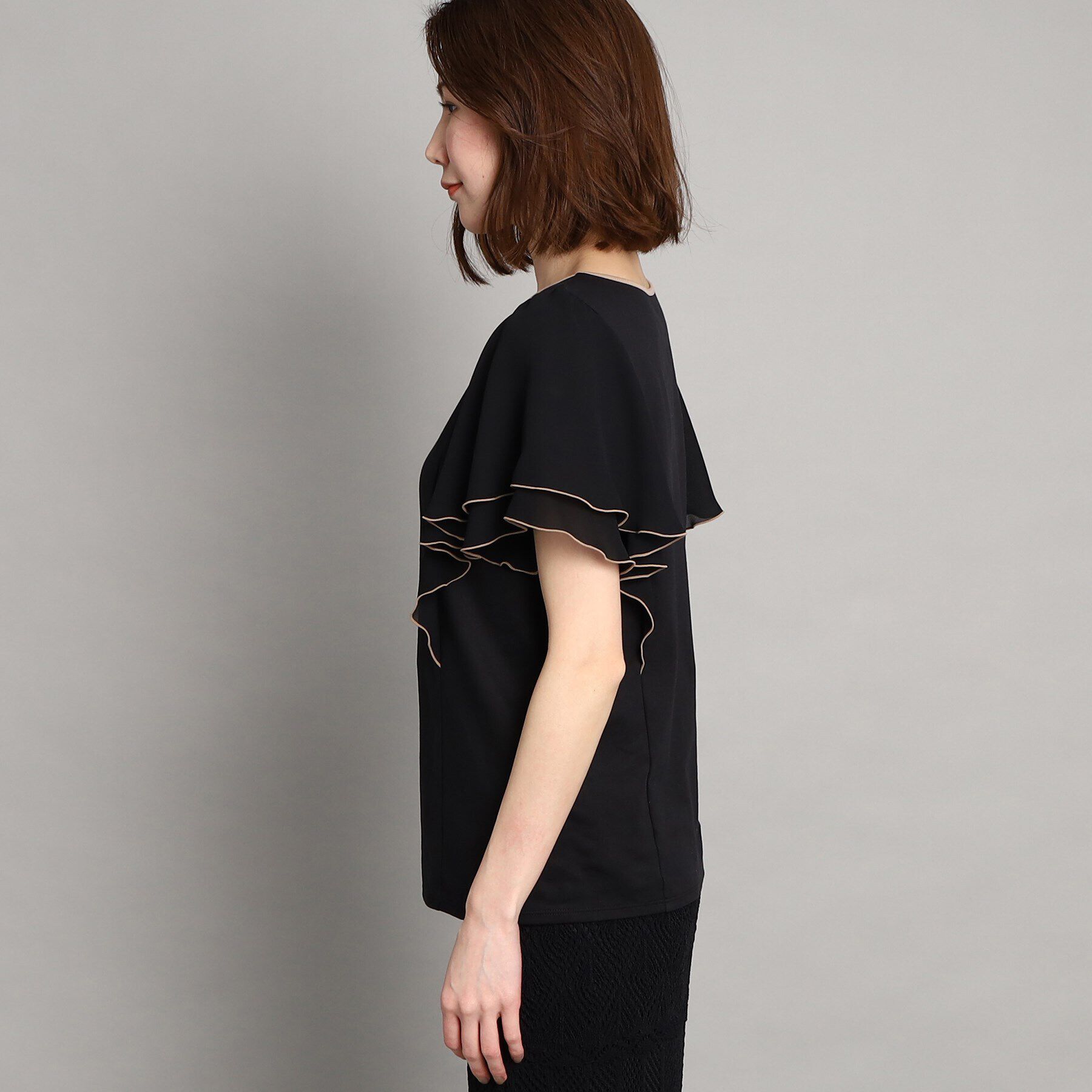 COUP DE CHANCE「【大人可愛い/洗える】フレアースリーブプルオーバー」|Tシャツ・カットソー|