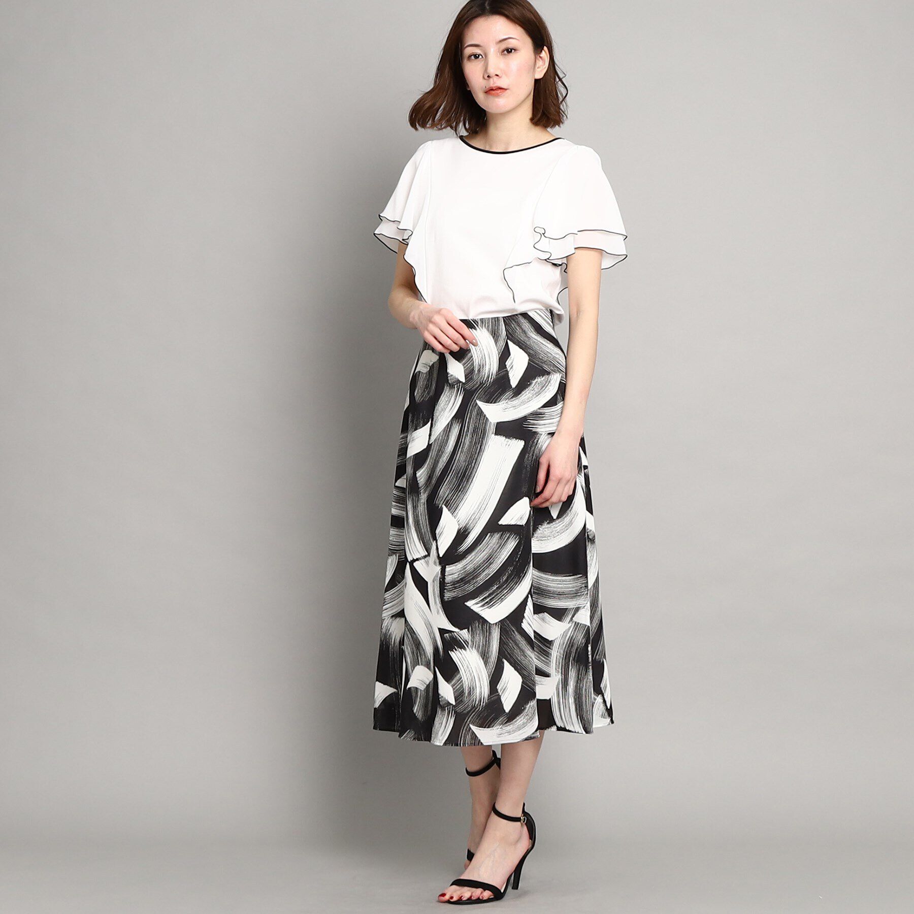 COUP DE CHANCE「【大人可愛い/洗える】フレアースリーブプルオーバー」|Tシャツ・カットソー|