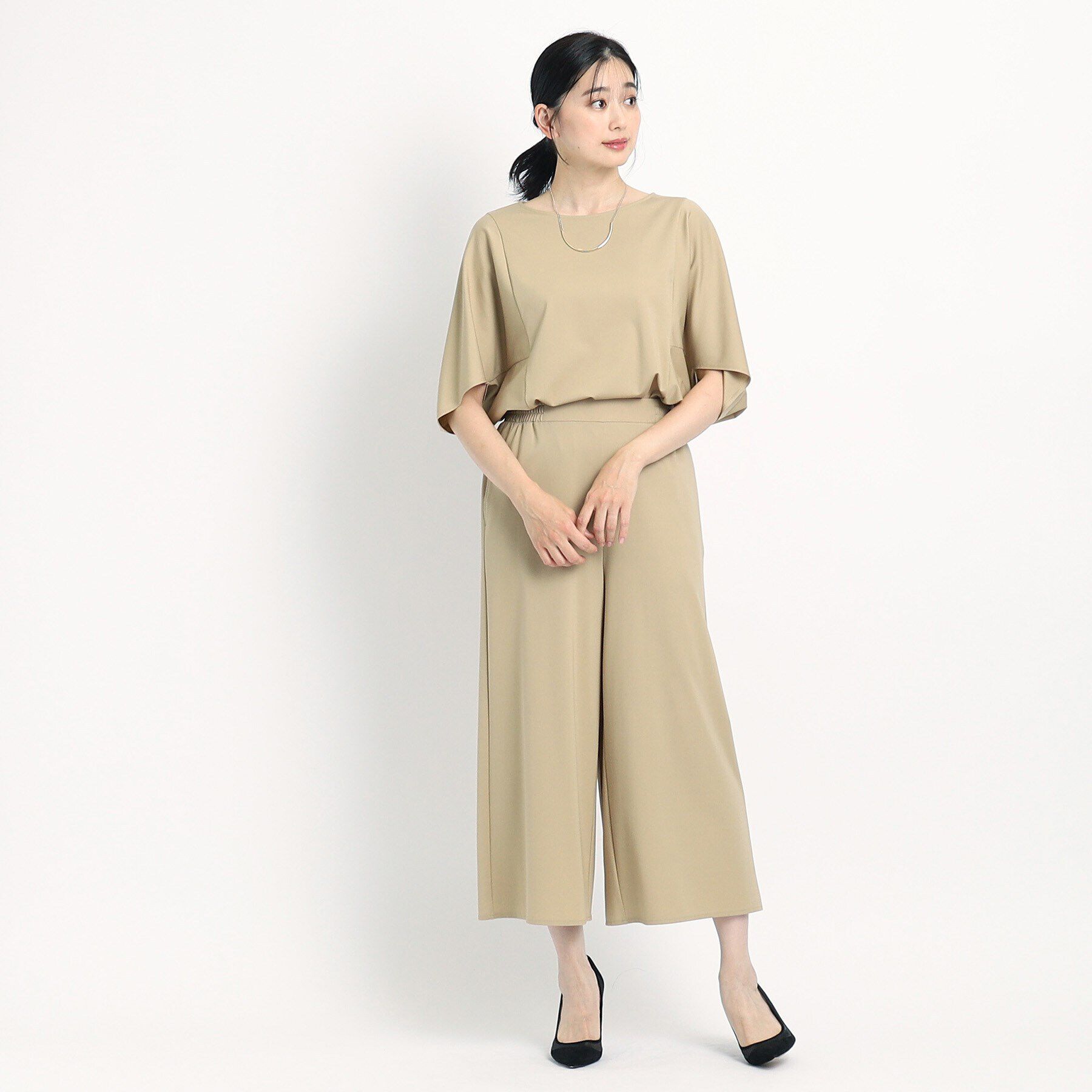 COUP DE CHANCE「【洗える／日本製】リラクシーワイドパンツ」|その他|