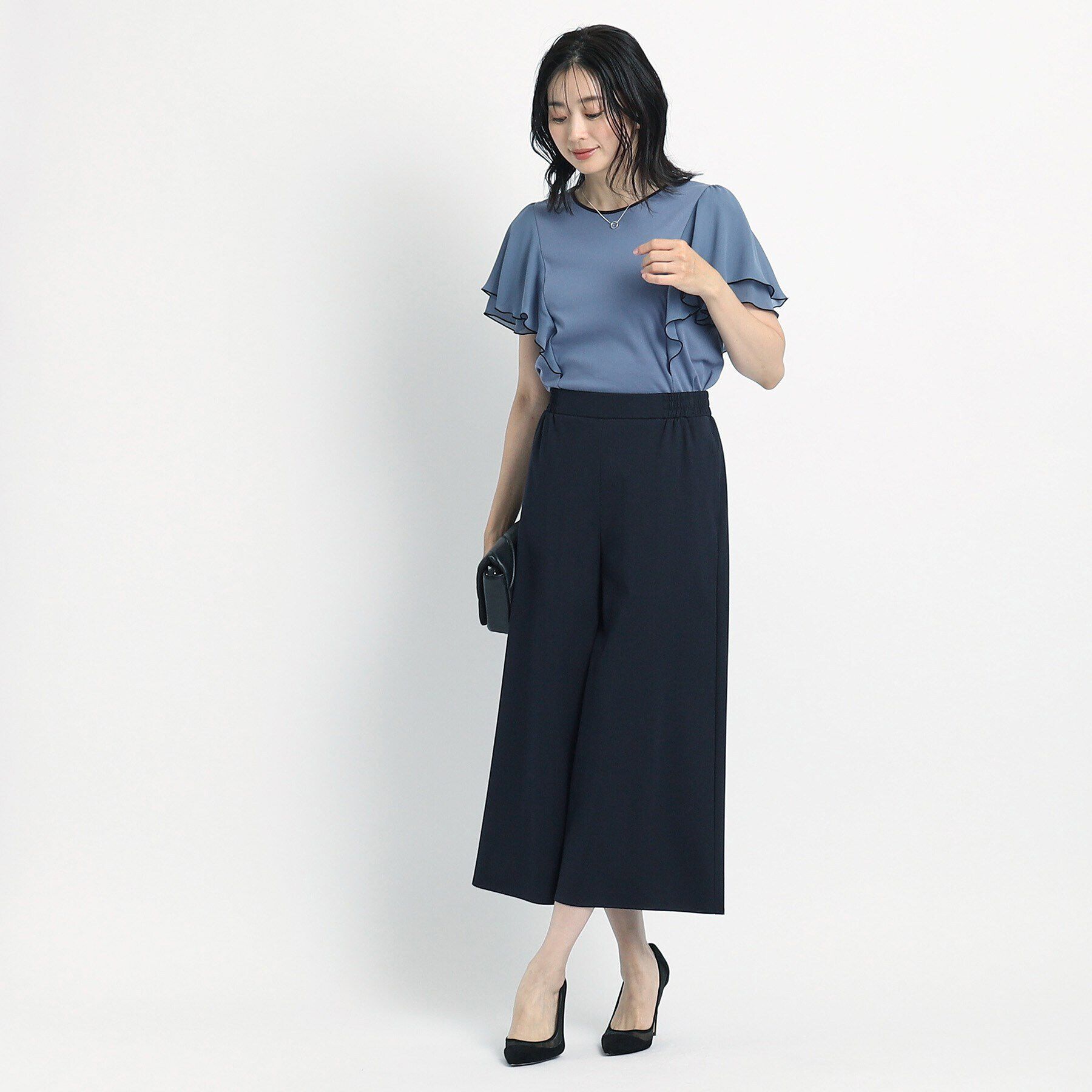 COUP DE CHANCE「【洗える／日本製】リラクシーワイドパンツ」|その他|