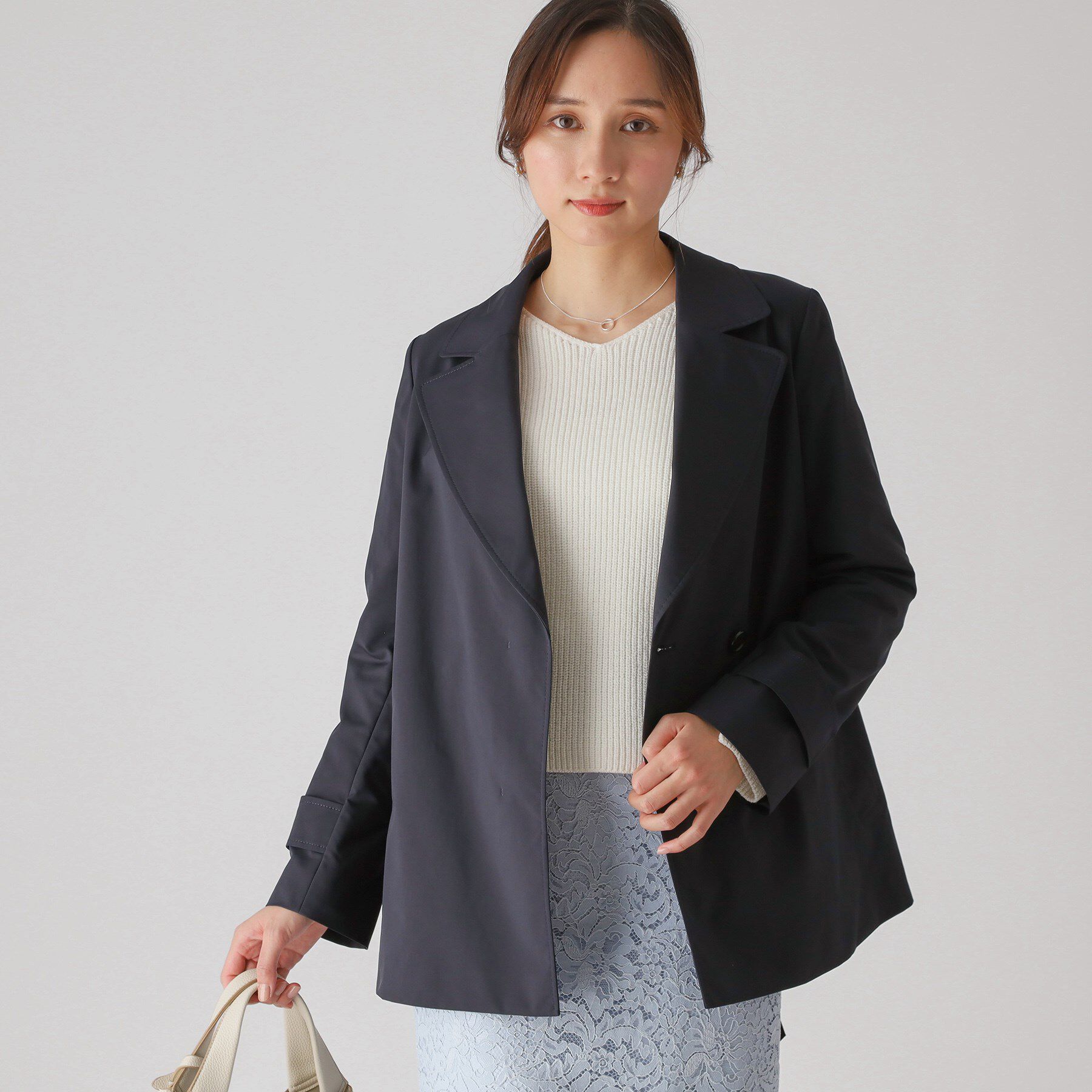 COUP DE CHANCE「【撥水加工】ミドル丈コート」|トレンチコート|