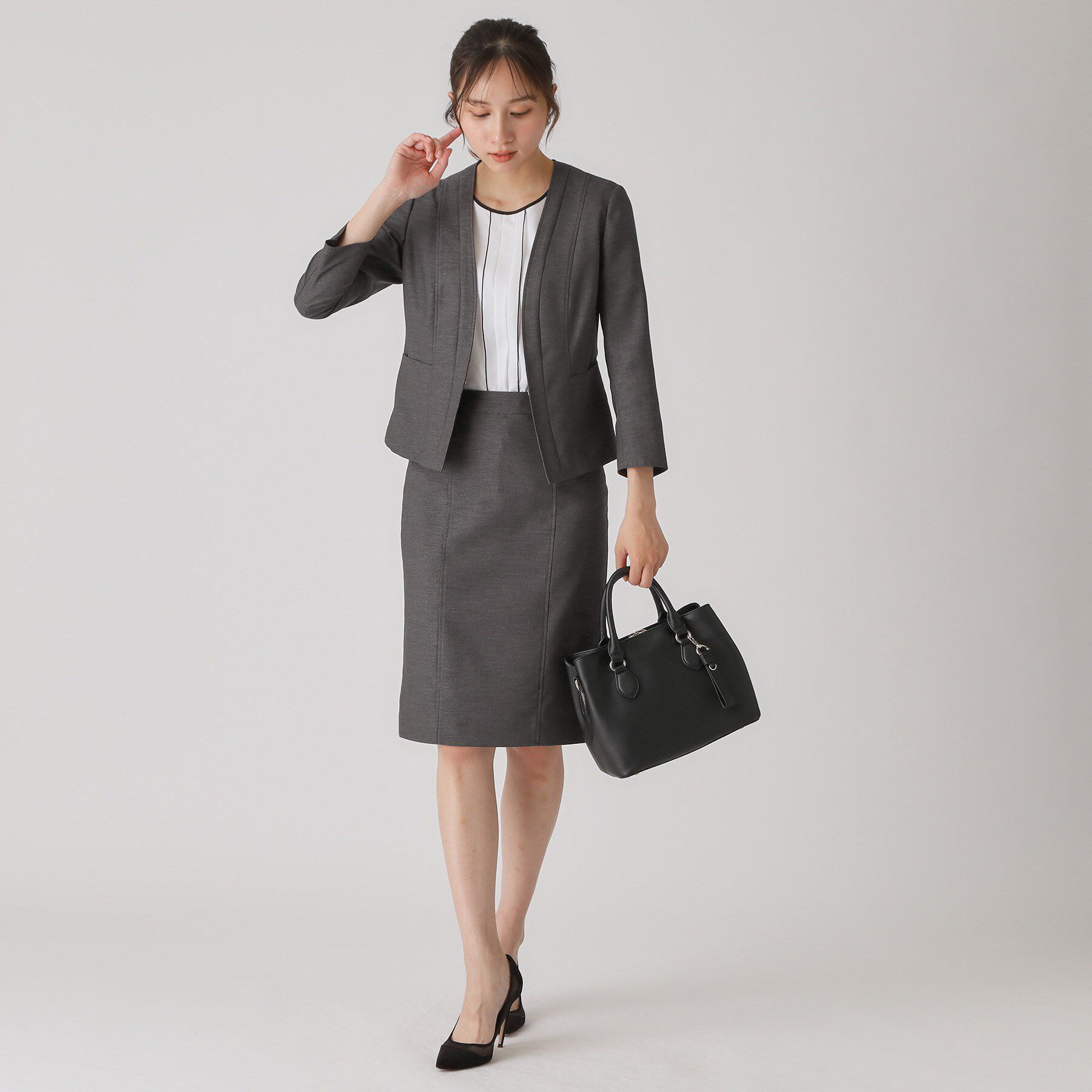 COUP DE CHANCE「【手洗い可／日本製】ノーカラージャケット」|ノーカラージャケット|