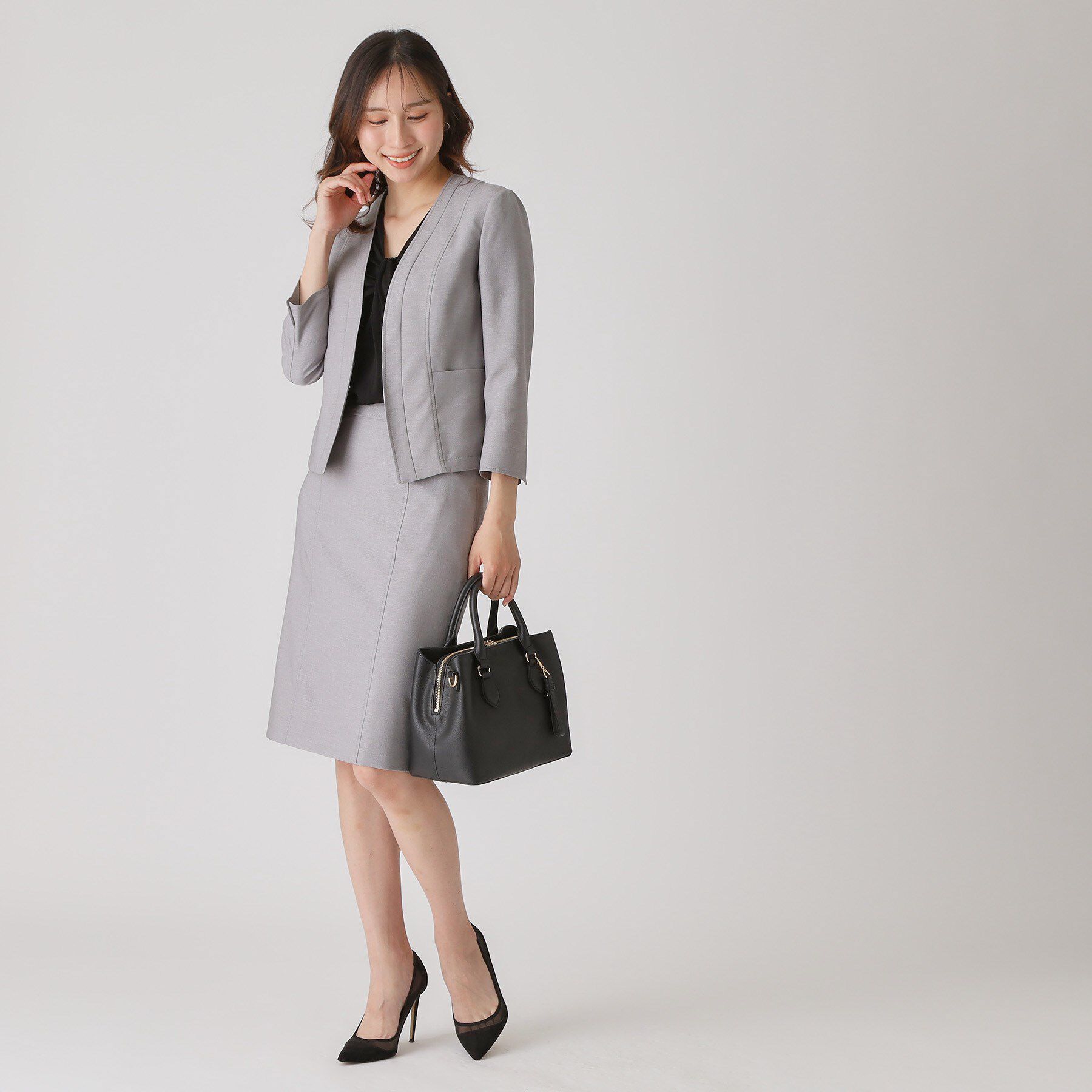 COUP DE CHANCE「【手洗い可／日本製】ノーカラージャケット」|ノーカラージャケット|