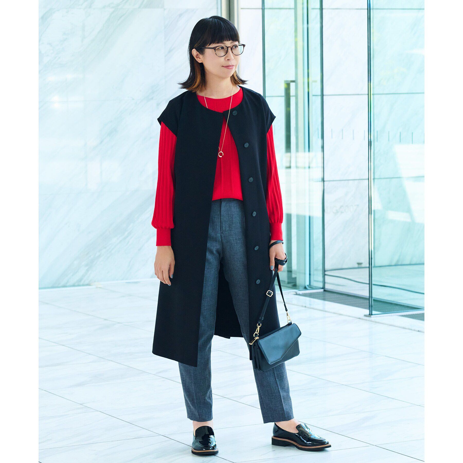 Reflect「【足元すっきり／トレンドアイテム】エナメルローファー」|その他|