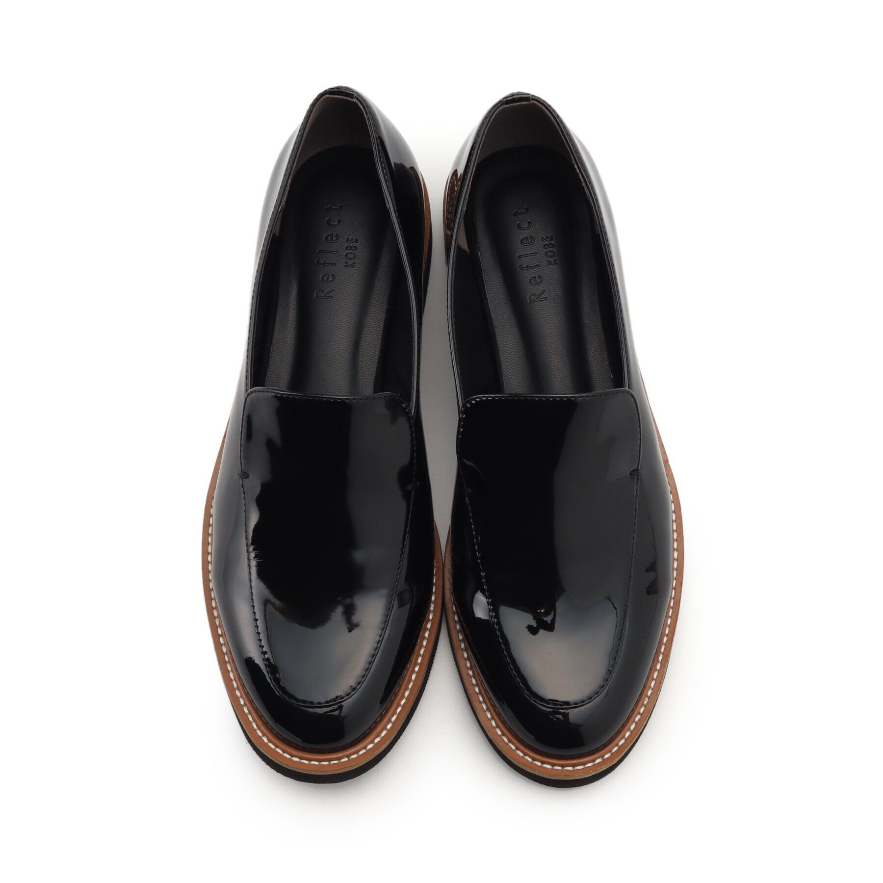 Reflect「【足元すっきり／トレンドアイテム】エナメルローファー」|その他|