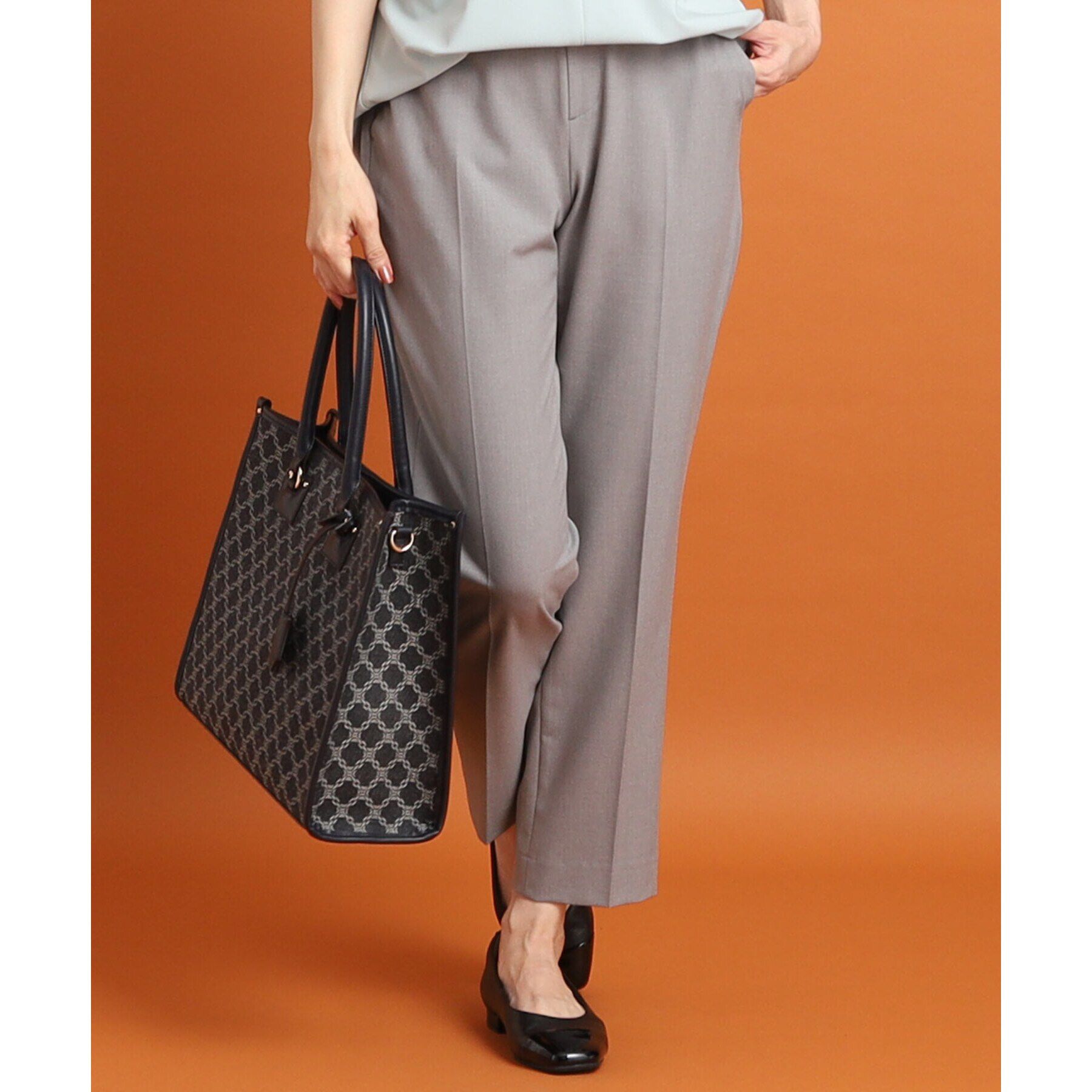 Reflect「【人気♪／WEB限定カラーあり／私のパンツ／手洗い可】テーパードパンツ」|その他|グレー(012)