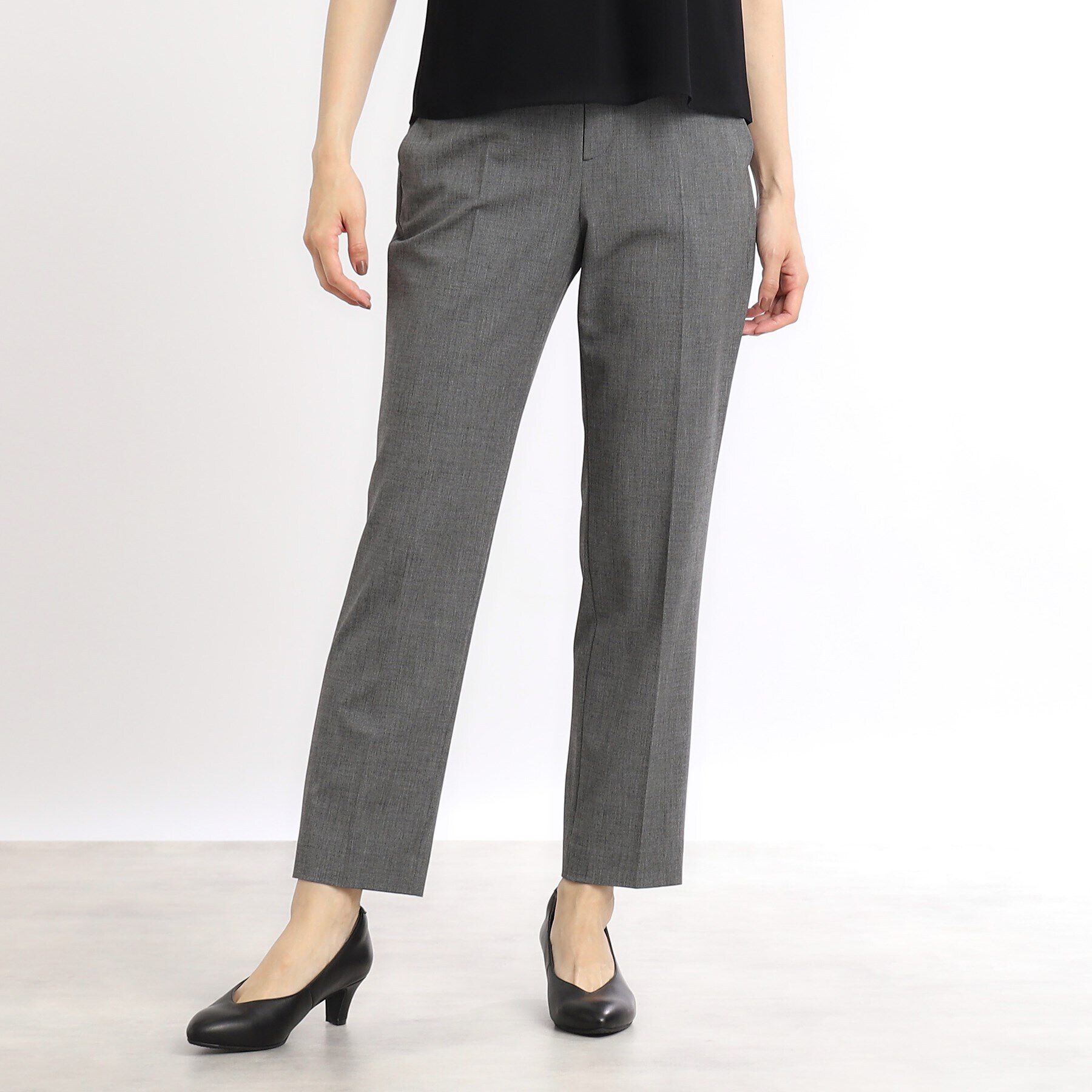 Reflect「【人気♪／WEB限定カラーあり／私のパンツ／手洗い可】テーパードパンツ」|その他|ブラック(419)