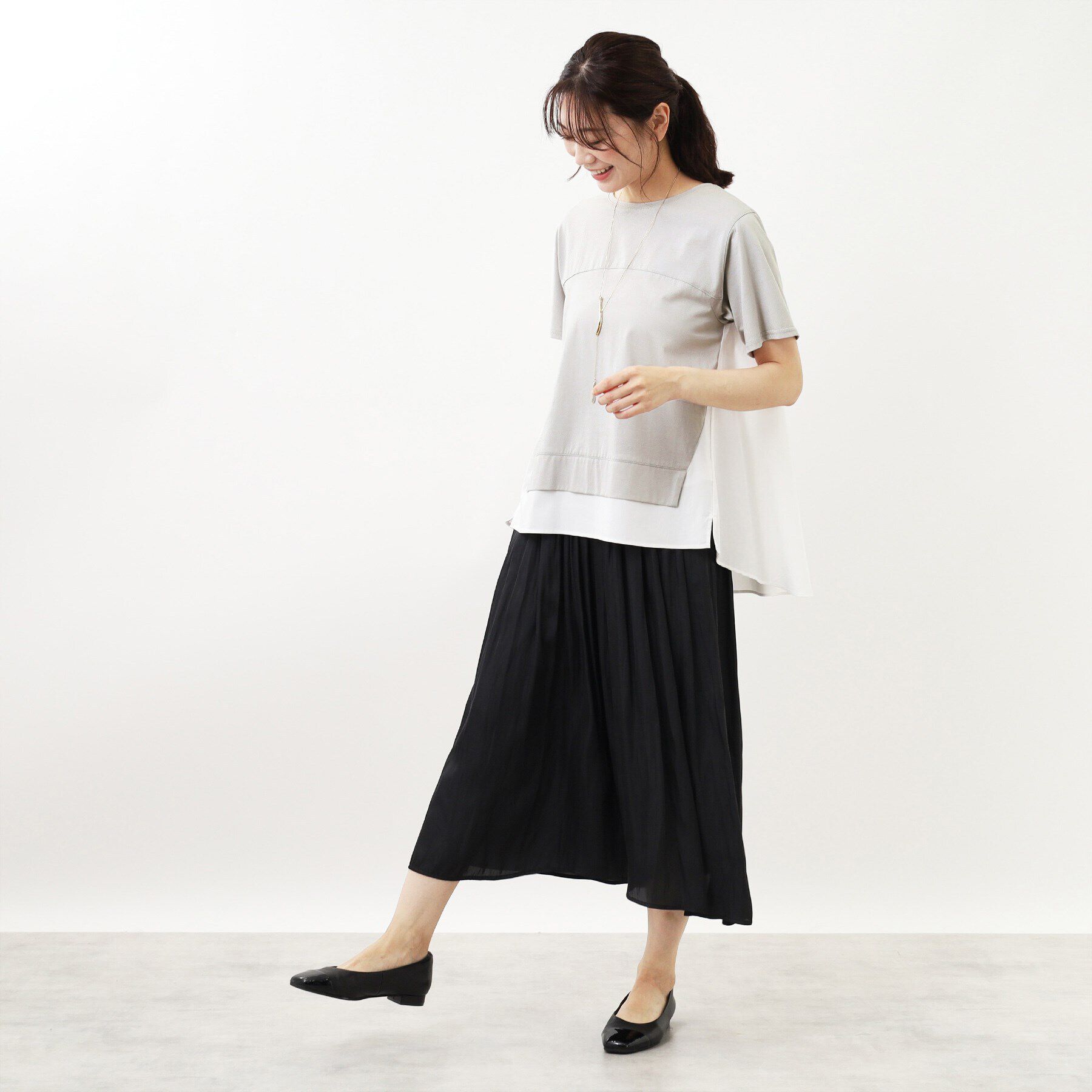 Reflect「【SALE／E‐QUALITY／手洗い可】ドッキングプルオーバー」|Tシャツ・カットソー|