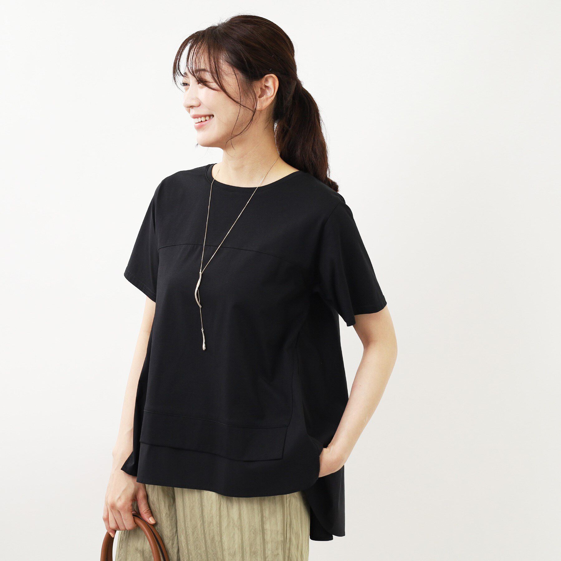 Reflect「【SALE／E‐QUALITY／手洗い可】ドッキングプルオーバー」|Tシャツ・カットソー|