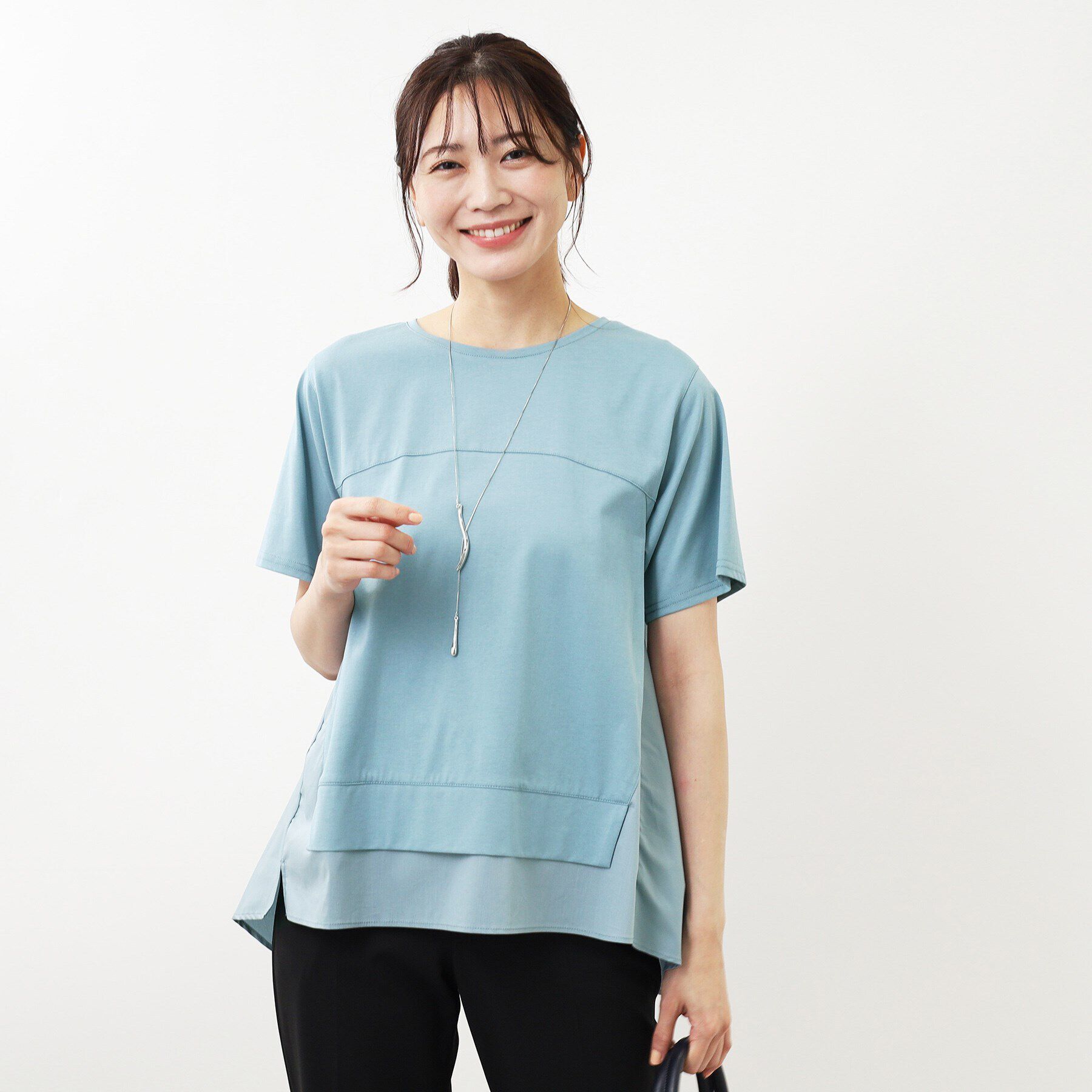 Reflect「【SALE／E‐QUALITY／手洗い可】ドッキングプルオーバー」|Tシャツ・カットソー|