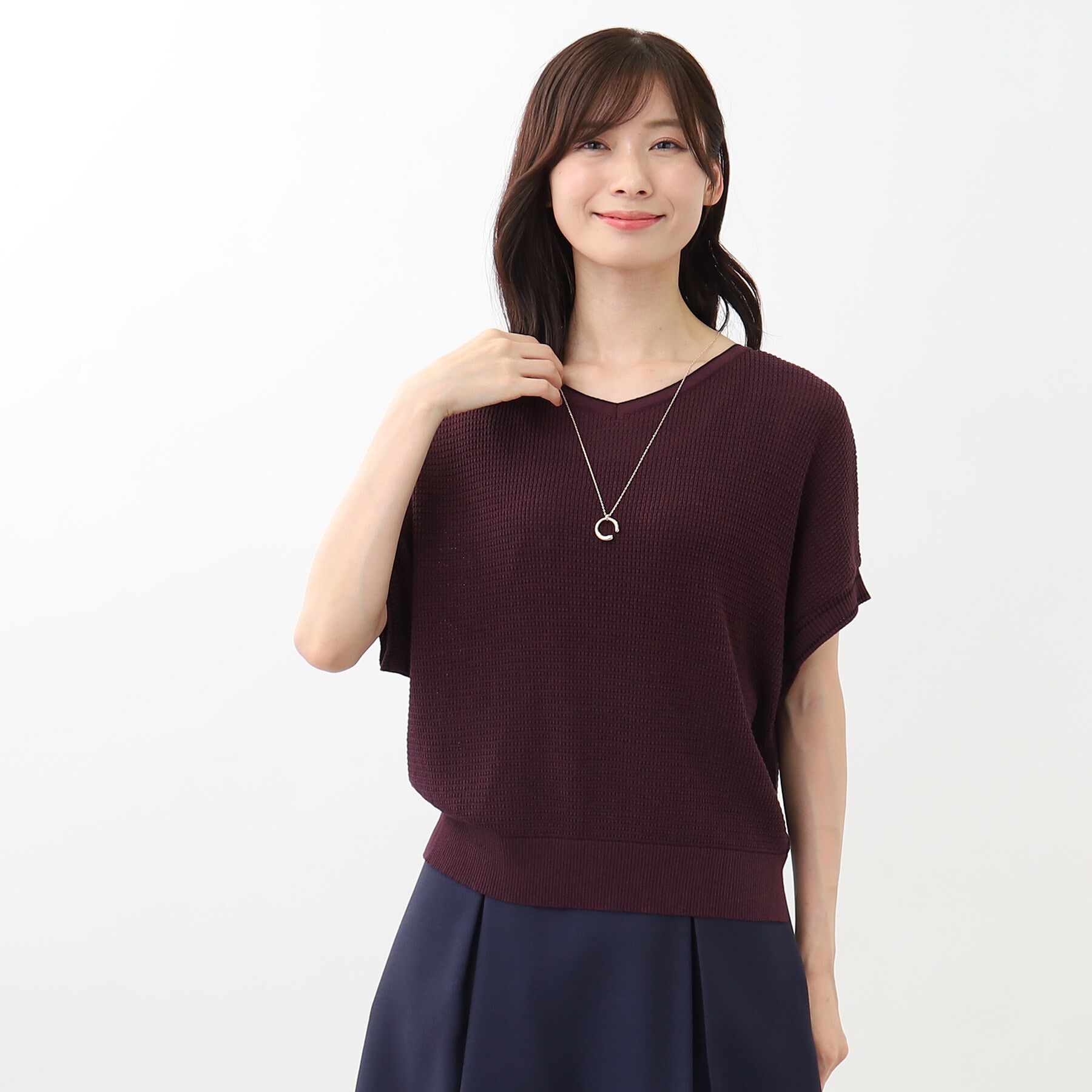 Reflect「【WEB限定カラーあり／洗える】ラメプルオーバーニット」|ニット・セーター|