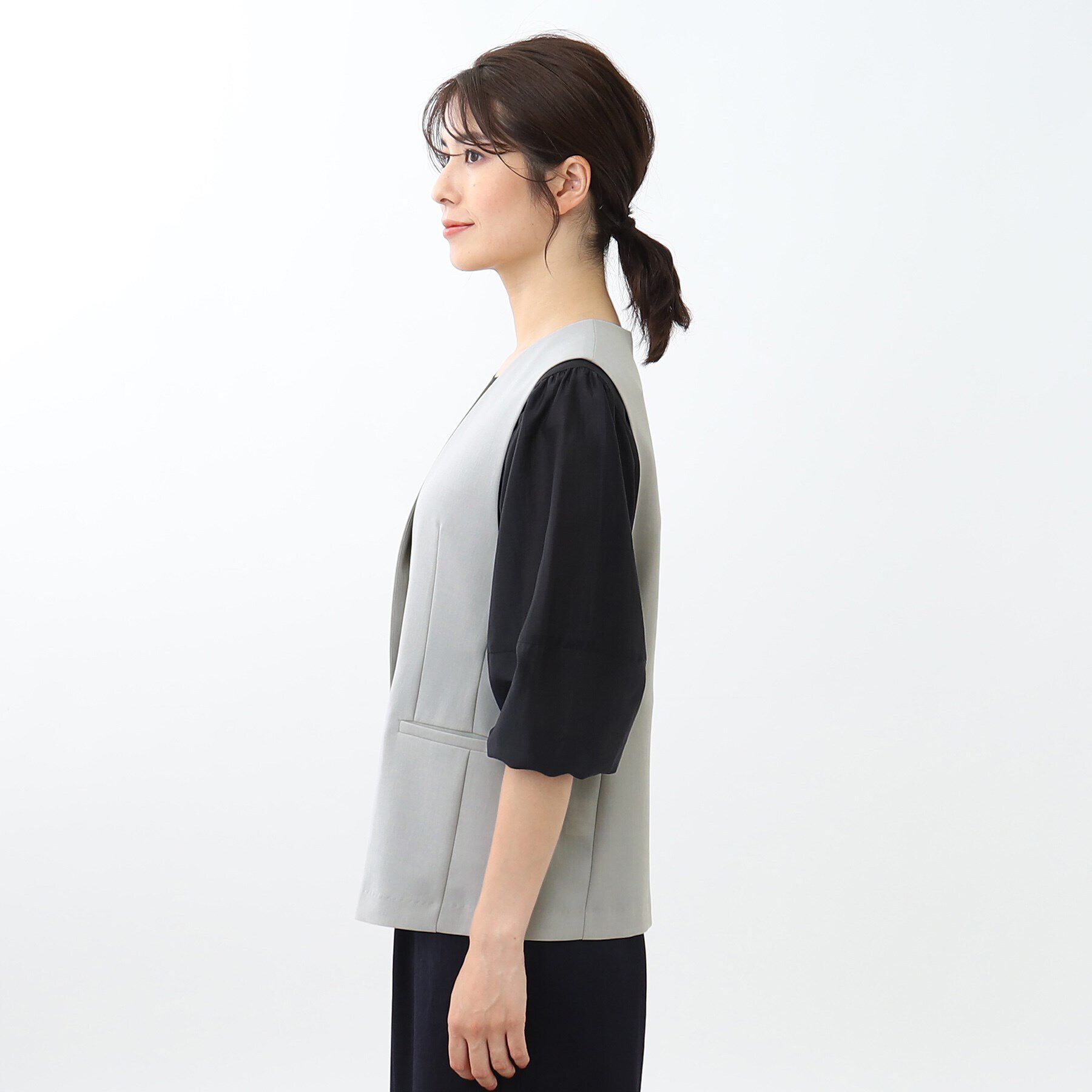 Reflect「【SALE／手洗い可】ドライタッチジレ」|ベスト・ジレ|