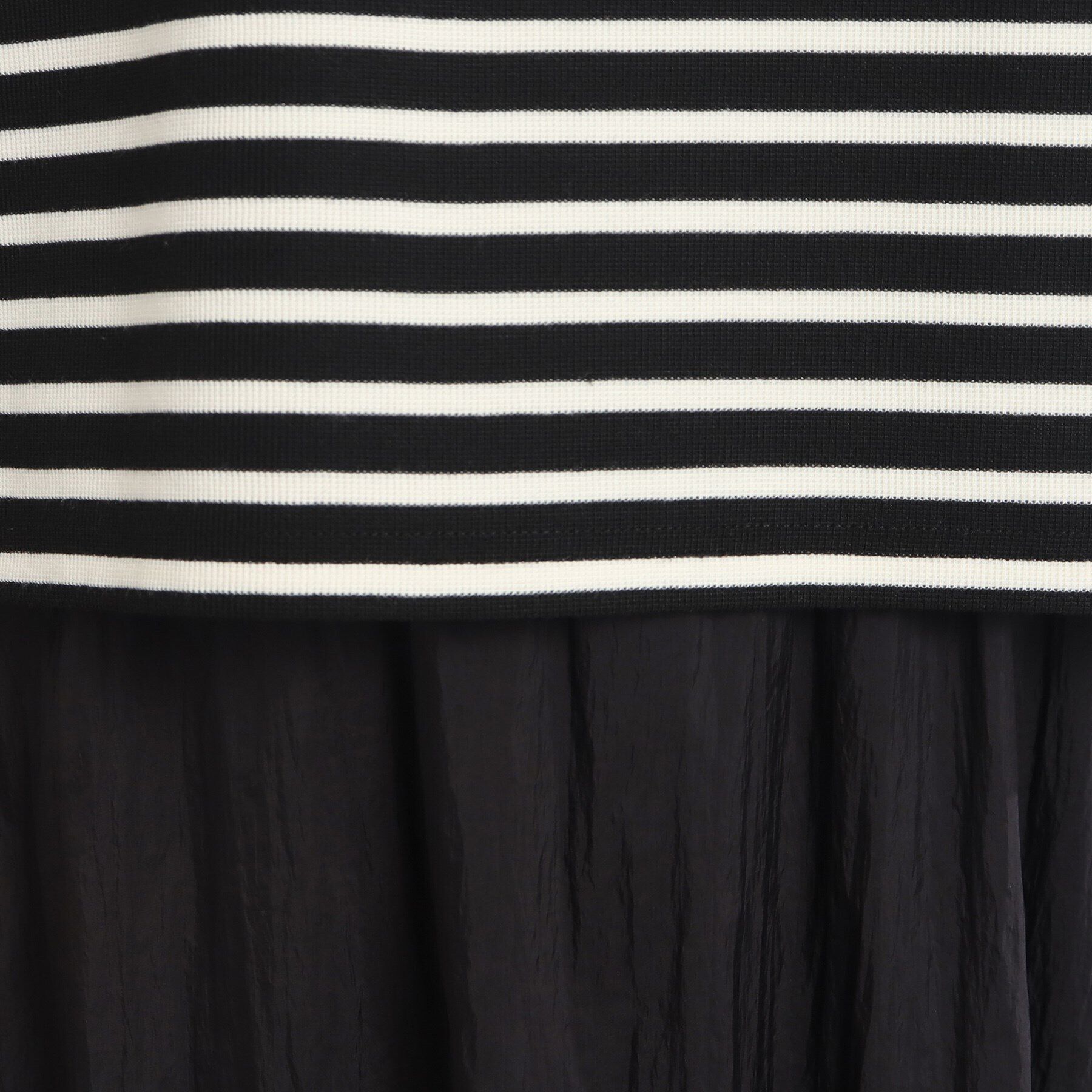 Reflect「【E‐QUALITY／手洗い可／セットアイテム】ボーダープルオーバー＋タンクトップワンピース」|ワンピース|