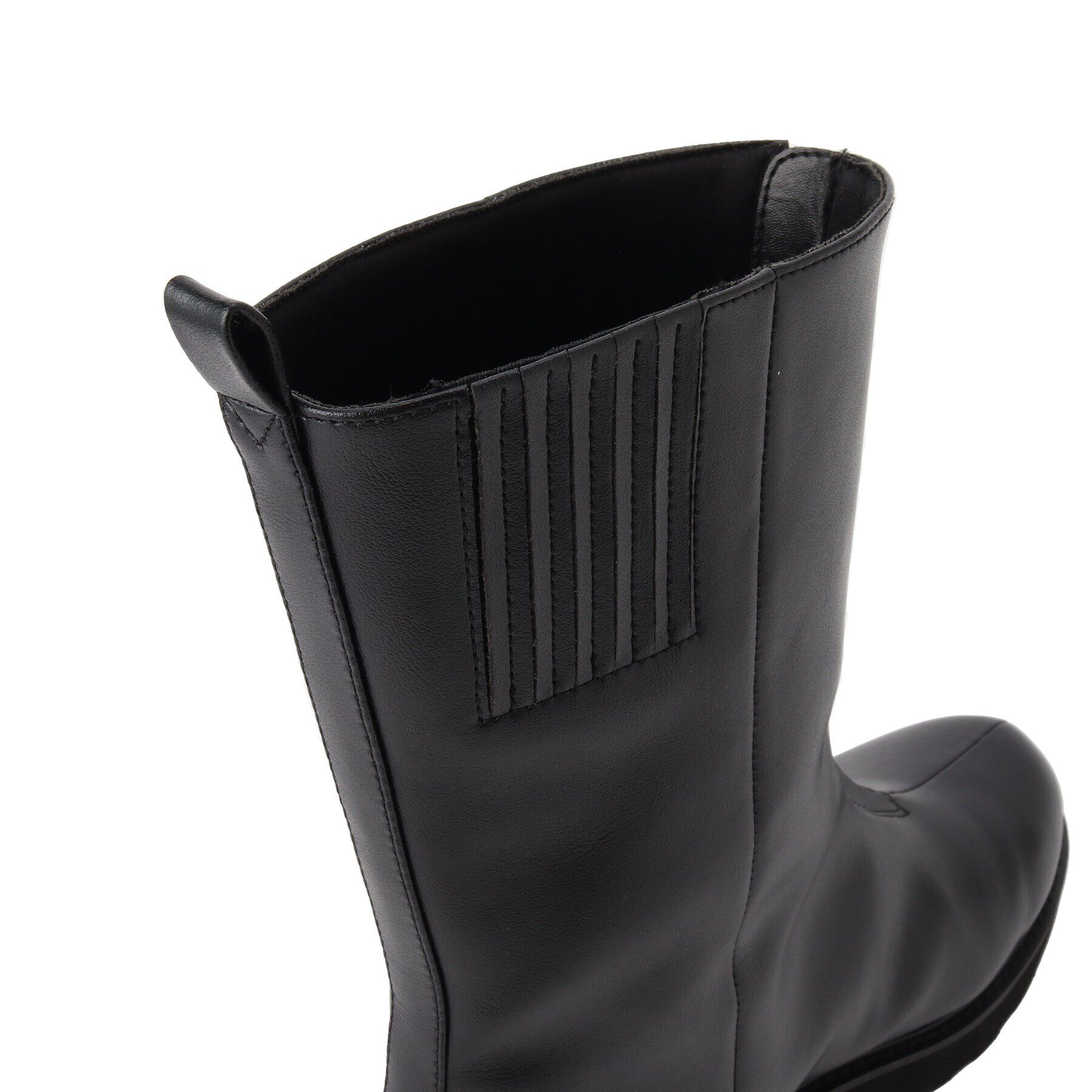 Reflect「【至福の履き心地／トレンドアイテム】フロントジップブーツ」|ショートブーツ|