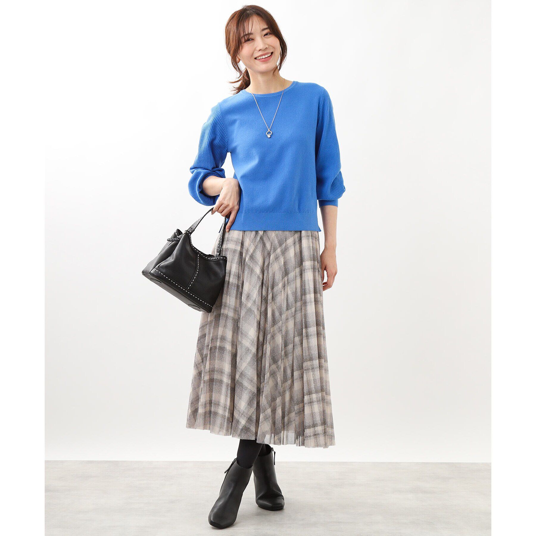 Reflect「【マシンウォッシュ可】パフスリーブニット」|ニット・セーター|