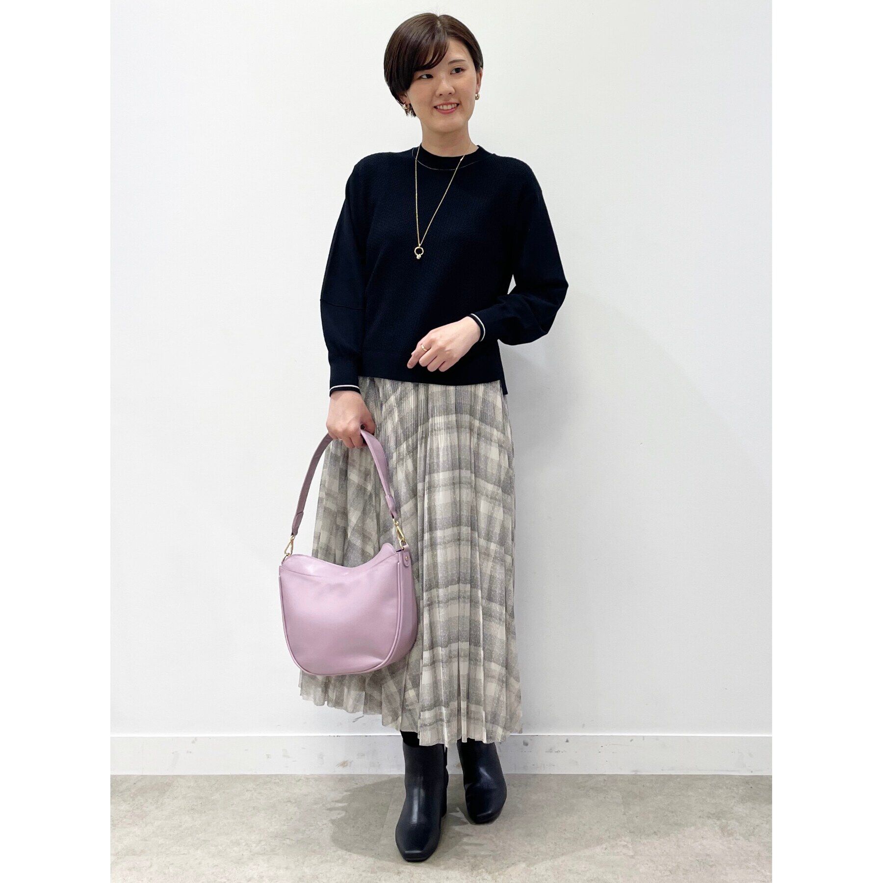 Reflect「エアリーチュール&times;チェックプリーツスカート」|スカート|