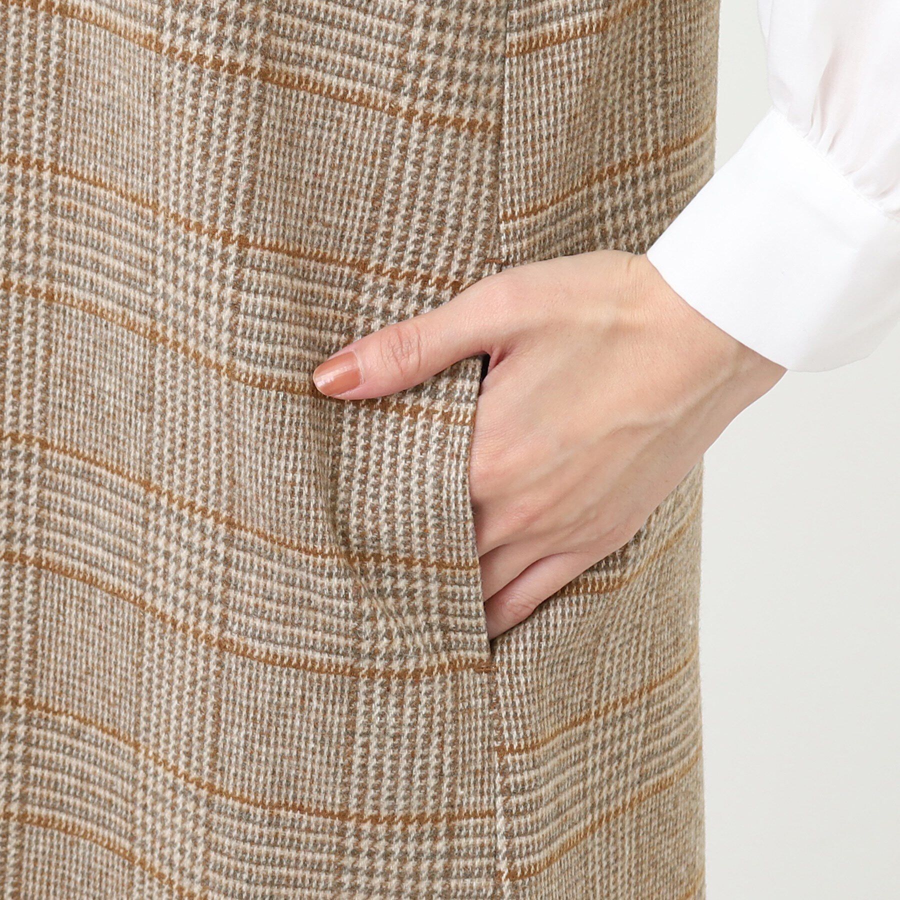 Reflect「【E‐QUALITY／手洗い可】チェック柄ジャンパースカート<br>」|ワンピース|