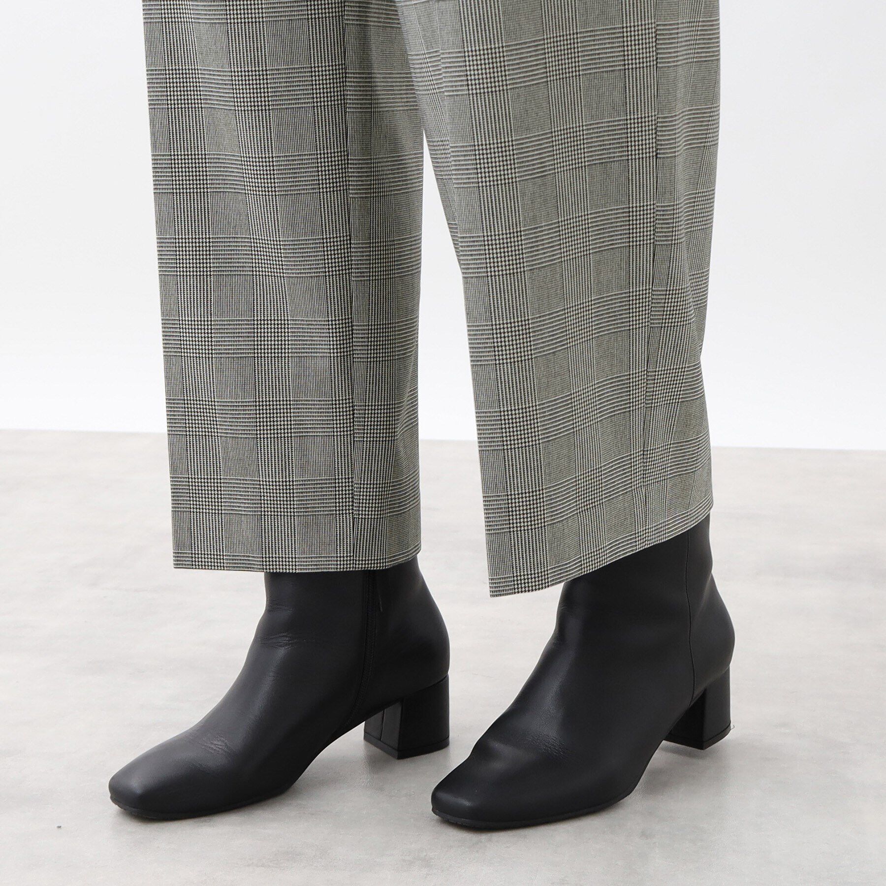 Reflect「【手洗い可】グレンチェック柄ワイドパンツ」|その他|