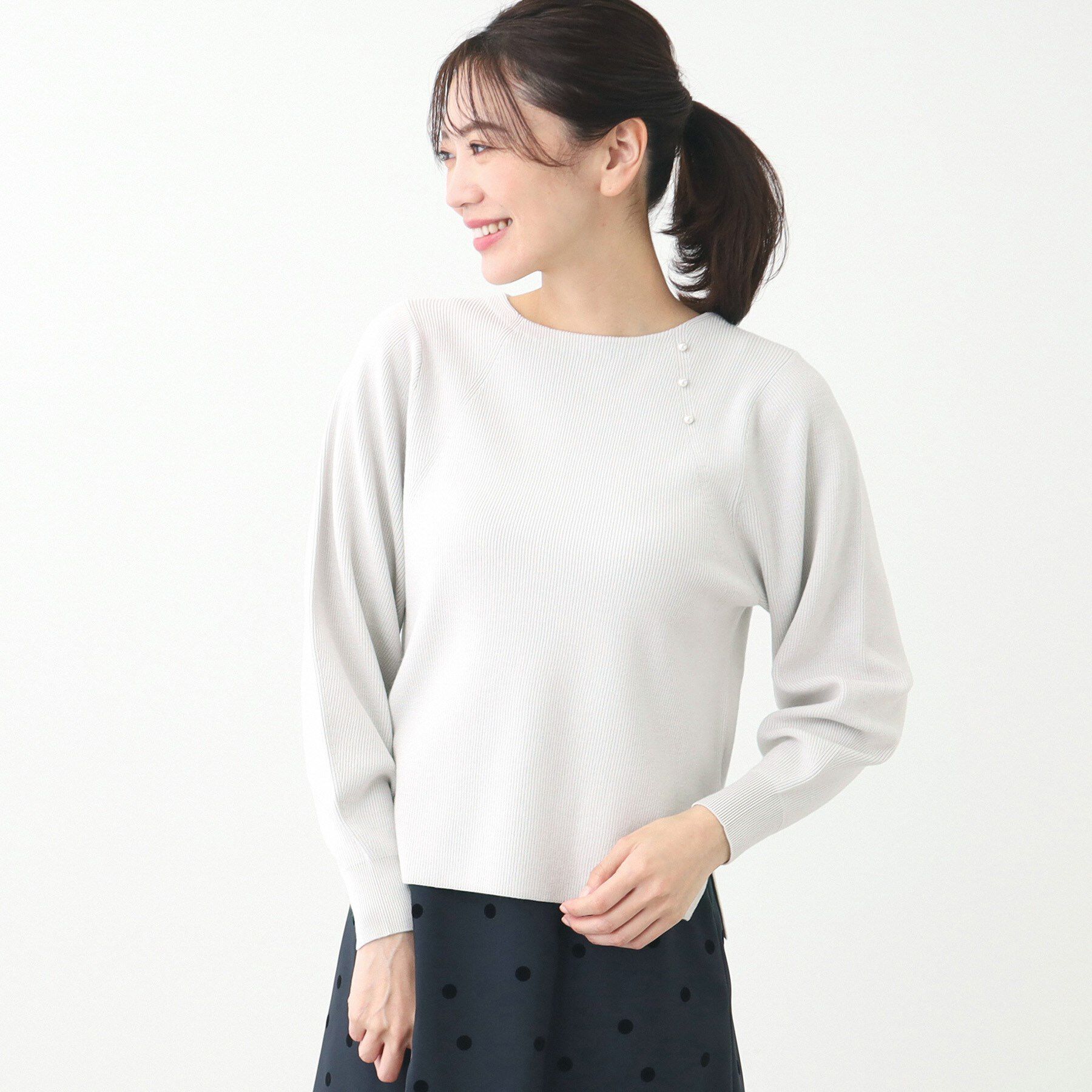 Reflect「【夏SALE／手洗い可】パフスリーブニット」|ニット・セーター|