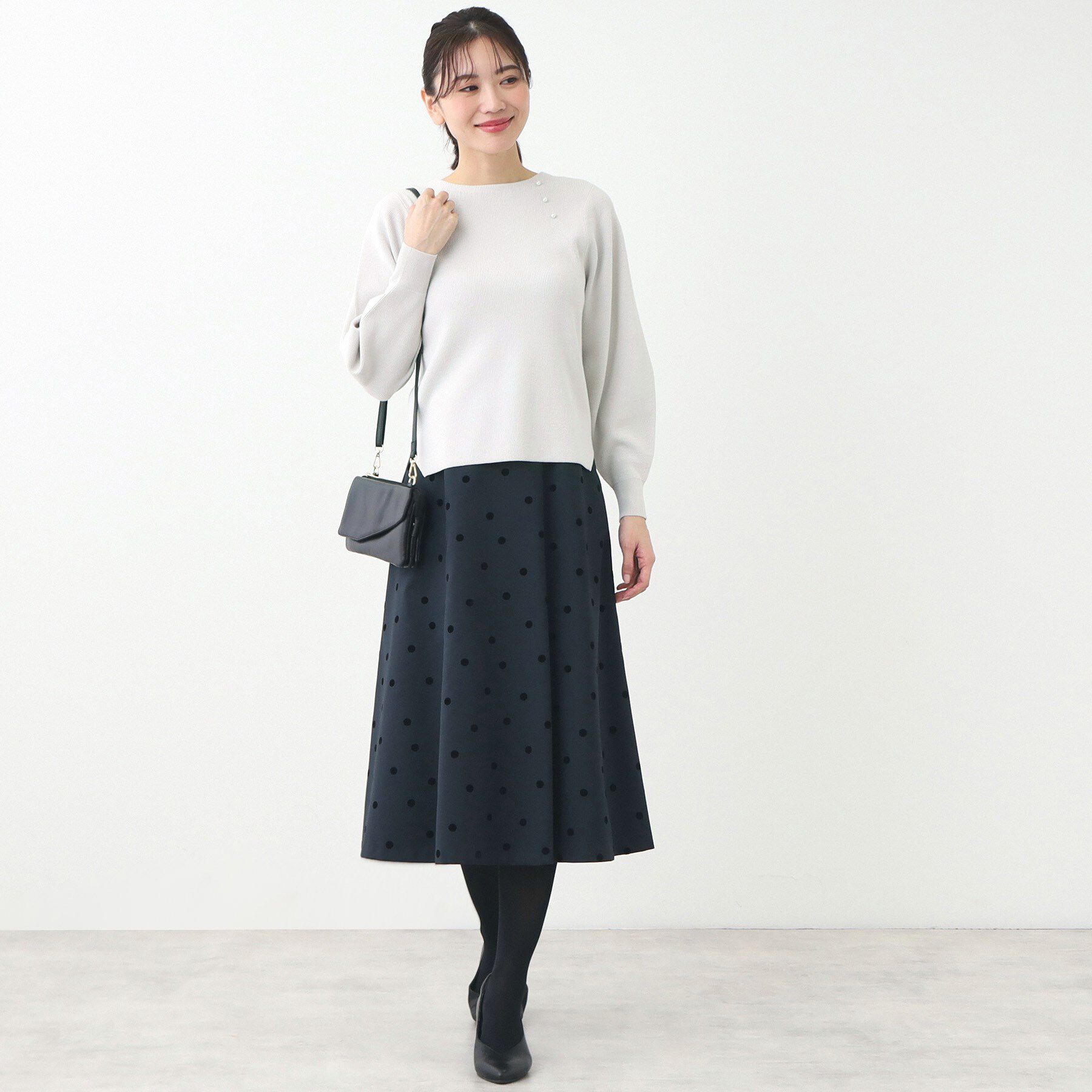 Reflect「【夏SALE／手洗い可】パフスリーブニット」|ニット・セーター|