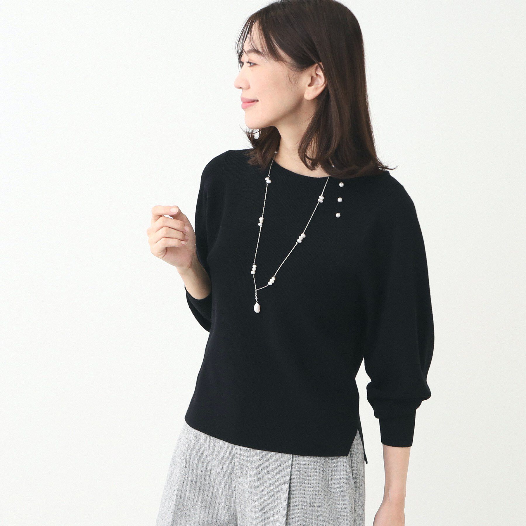 Reflect「【夏SALE／手洗い可】パフスリーブニット」|ニット・セーター|