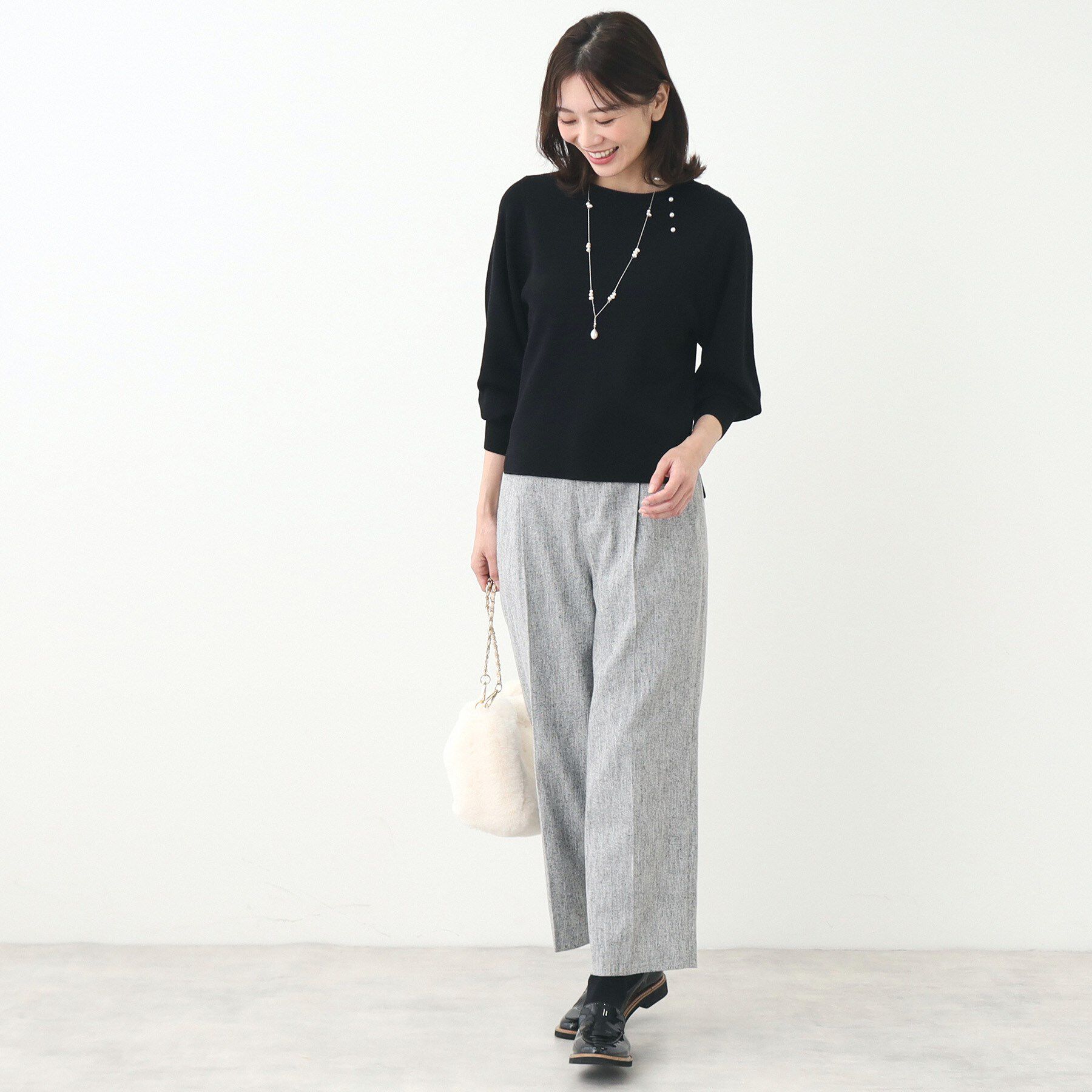 Reflect「【夏SALE／手洗い可】パフスリーブニット」|ニット・セーター|