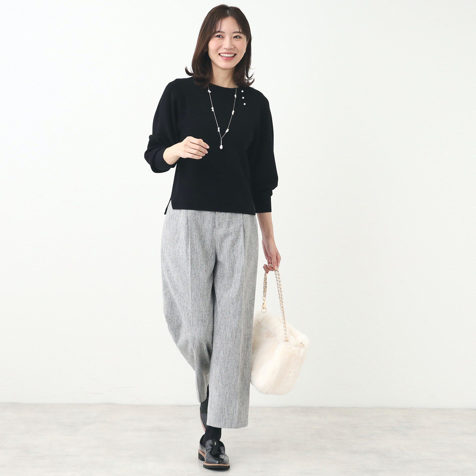 Reflect「【夏SALE／手洗い可】パフスリーブニット」|ニット・セーター|