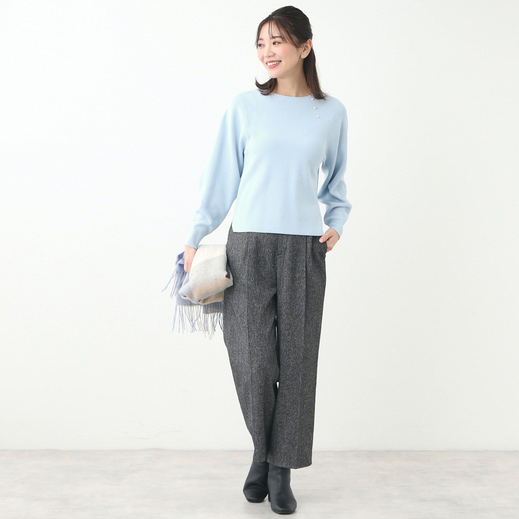 Reflect「【夏SALE／手洗い可】パフスリーブニット」|ニット・セーター|