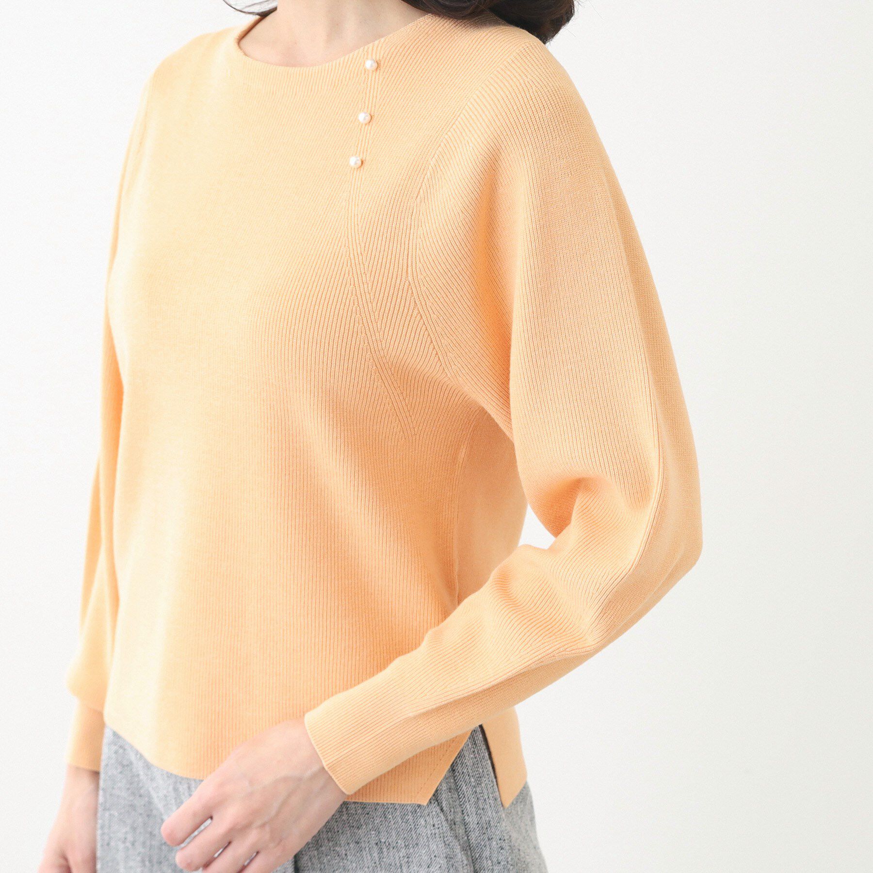 Reflect「【夏SALE／手洗い可】パフスリーブニット」|ニット・セーター|