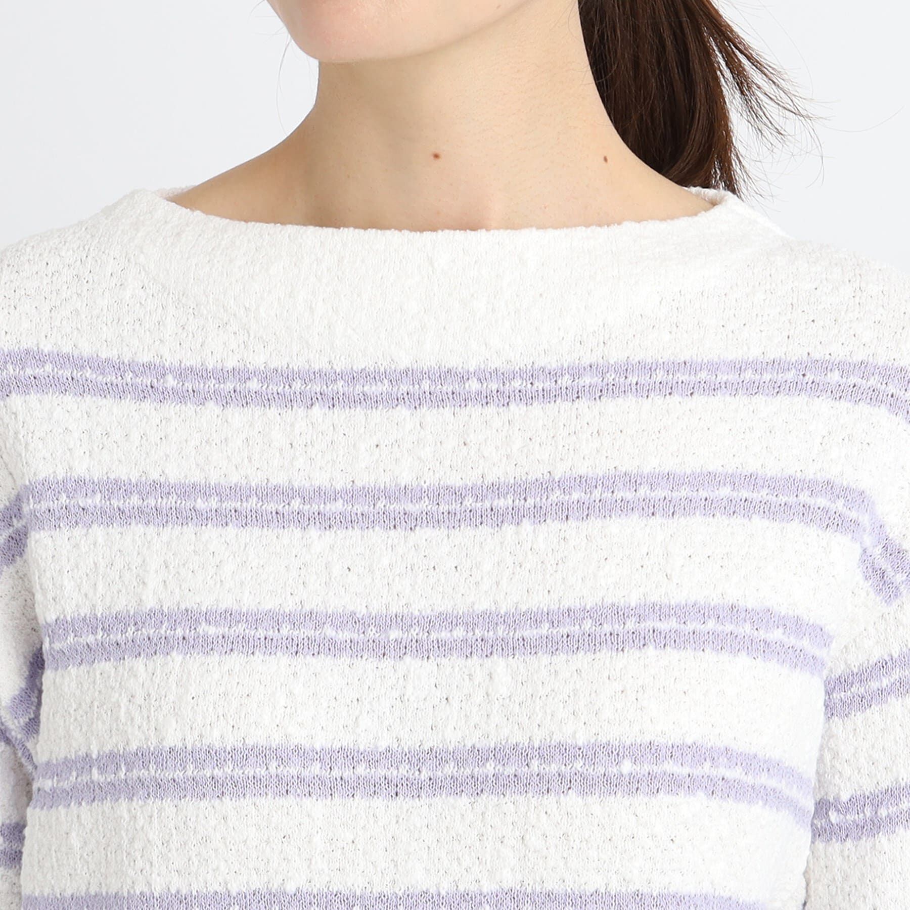 Reflect「ボートネックボーダーニット」|ニット・セーター|