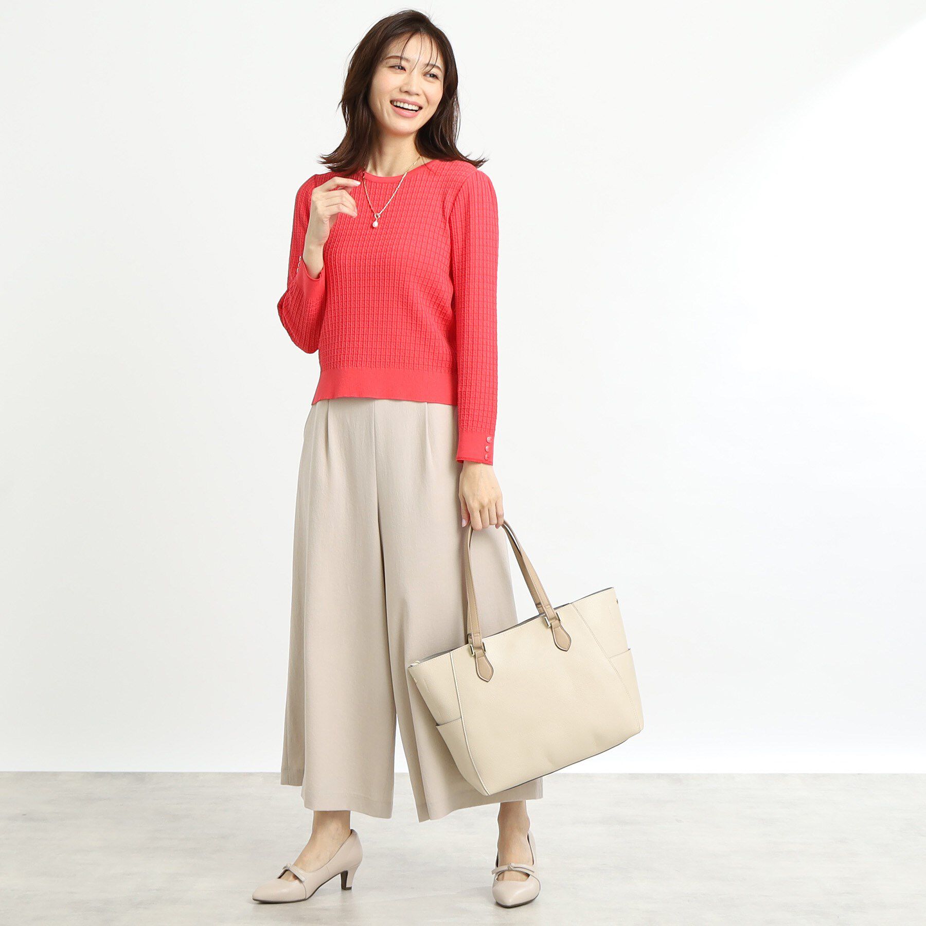 Reflect「【手洗い可】フリュイドスカーチョパンツ」|その他|