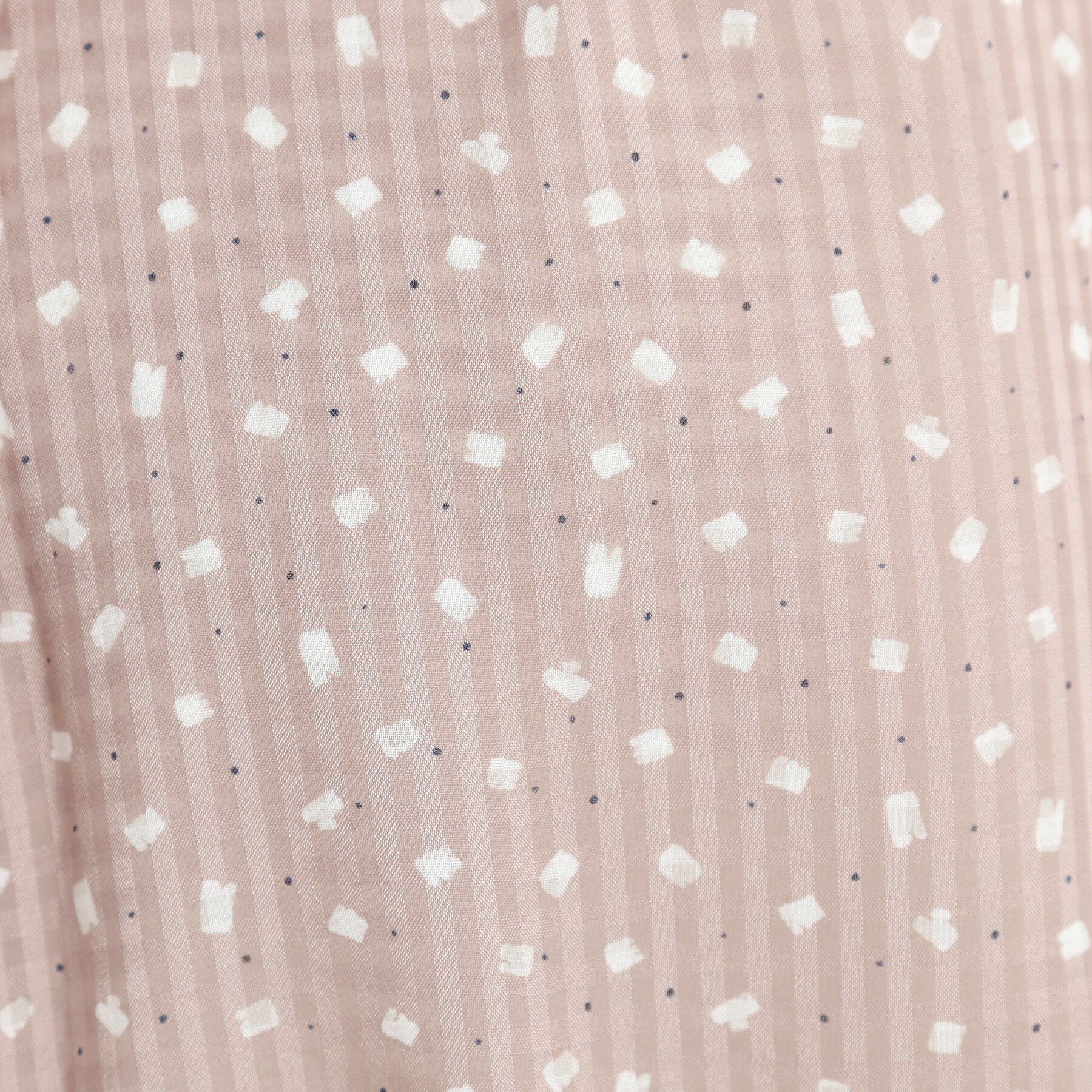 Reflect「【マシンウォッシュ可／セットアップ可能】コツキ柄プリントブラウス」|シャツ・ブラウス|