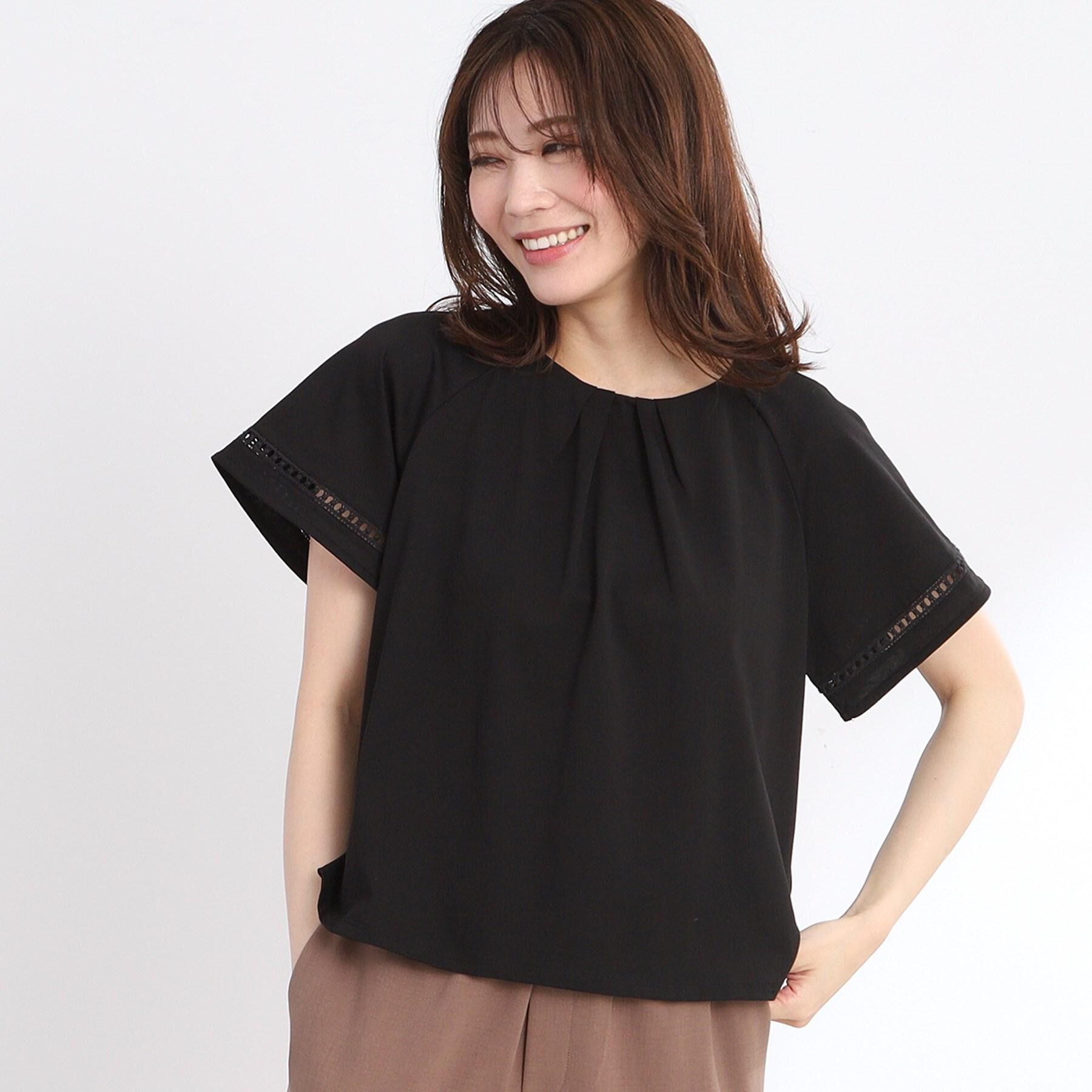 Reflect「【手洗い可】フレアースリーブカットソー」|Tシャツ・カットソー|