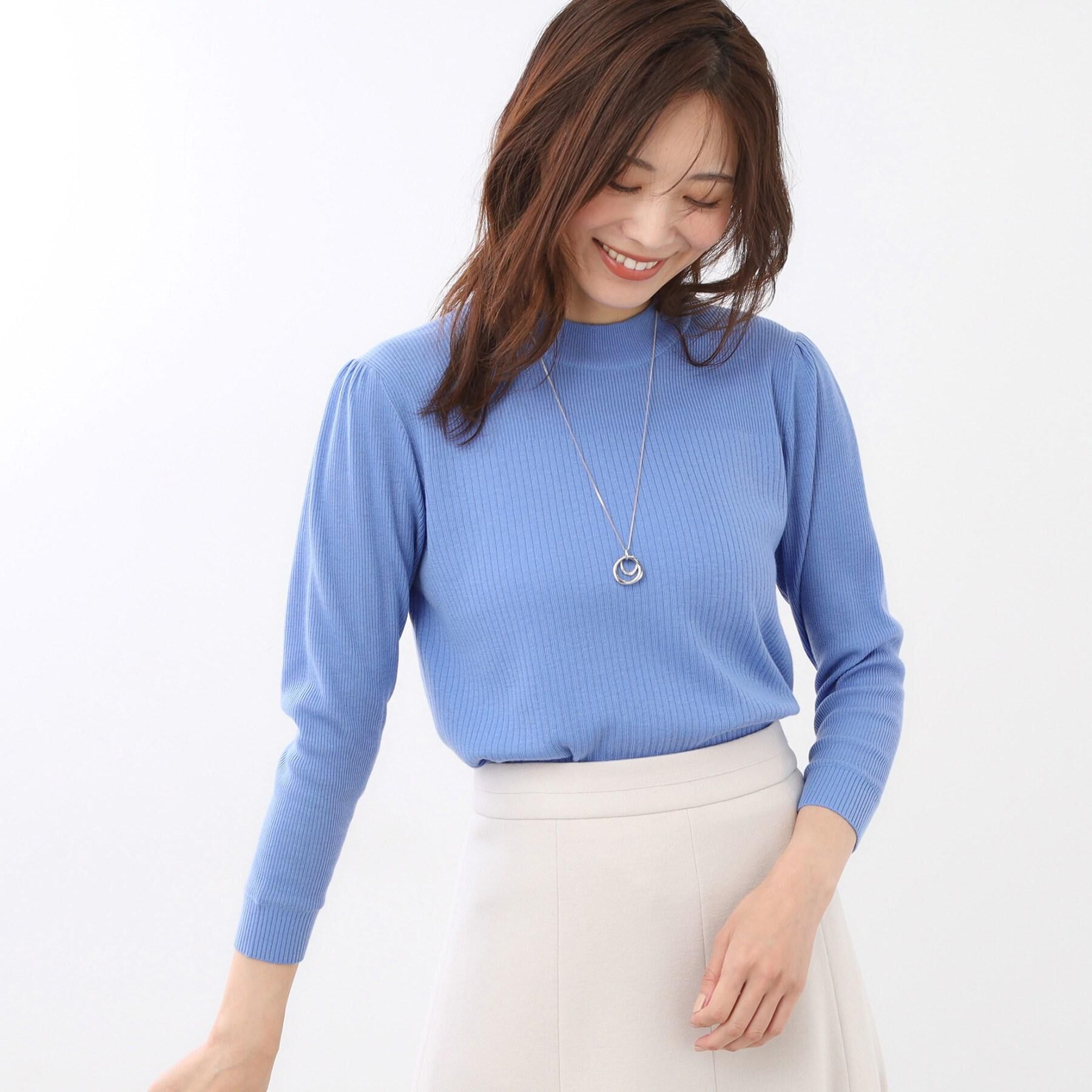 Reflect「【選べる5色／アンサンブル可】プチハイネックリブニット」|ニット・セーター|