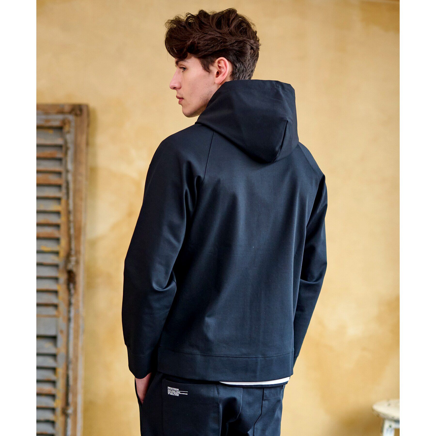 DRESSTERIOR「【セットアップ可】ドライタッチ ハイカウントジップパーカ」|パーカー|