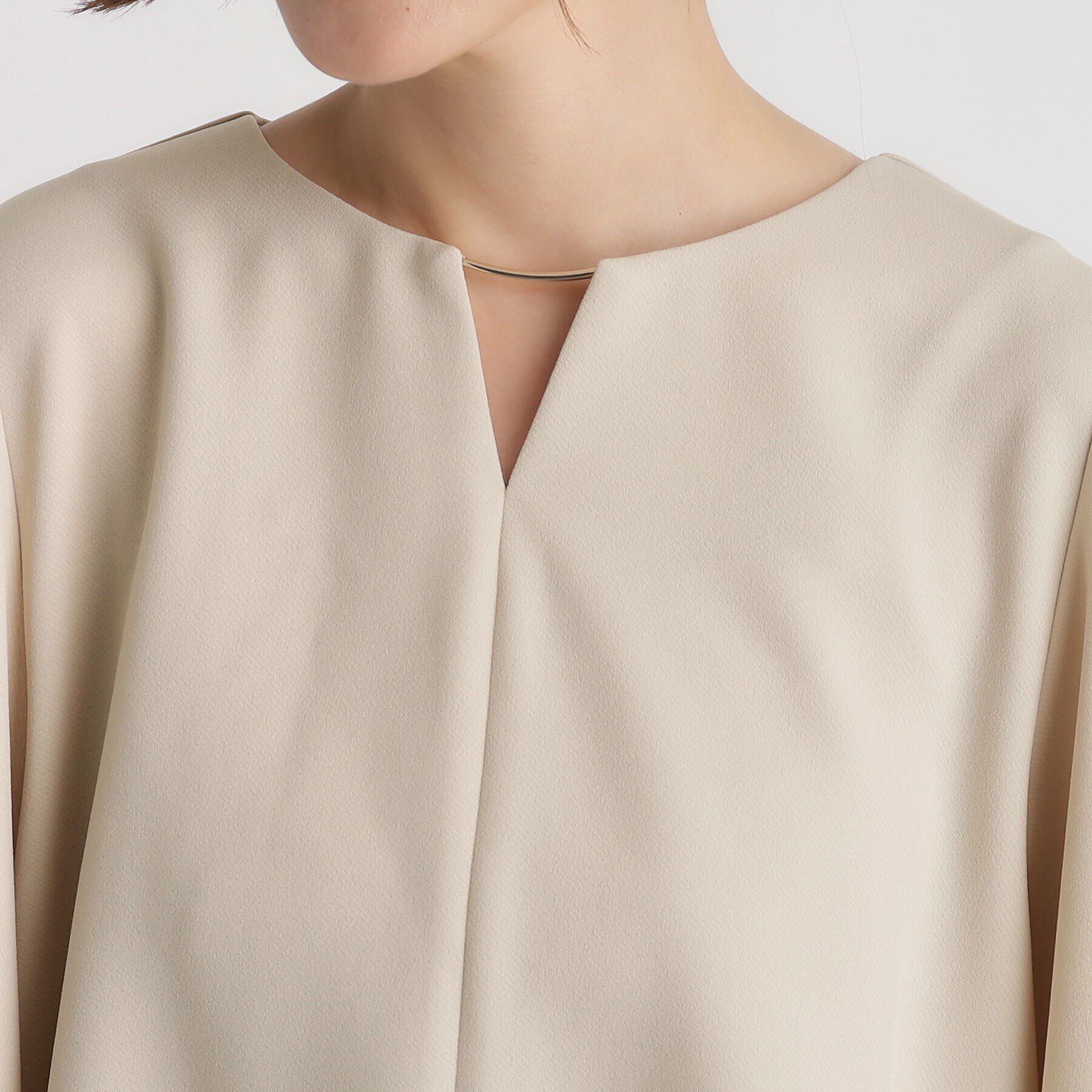 grove「カットツイルランタンスリーブプルオーバー」|Tシャツ・カットソー|