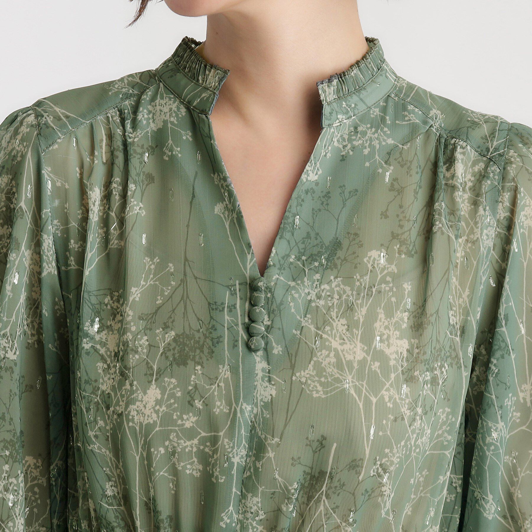 grove「ラメジャカードプリーツワンピース」|ワンピース|