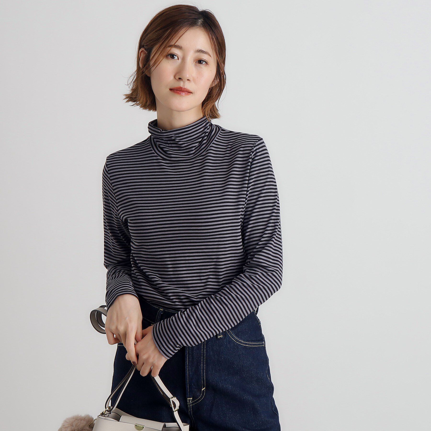 grove「【吸湿発熱MW】メロータートルネックプルオーバー」|Tシャツ・カットソー|