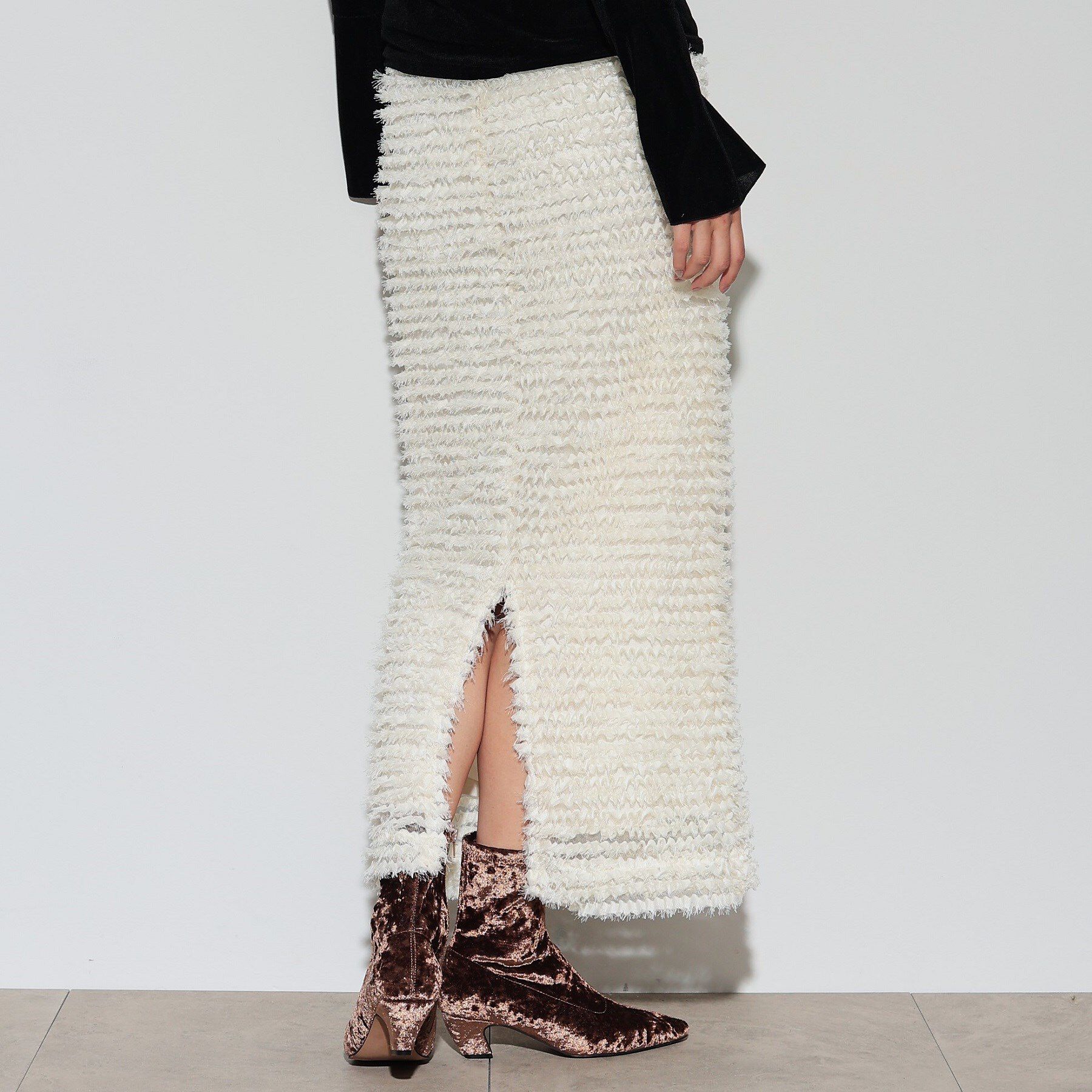 GALLEST「チュールシフォンナロースカート」|スカート|