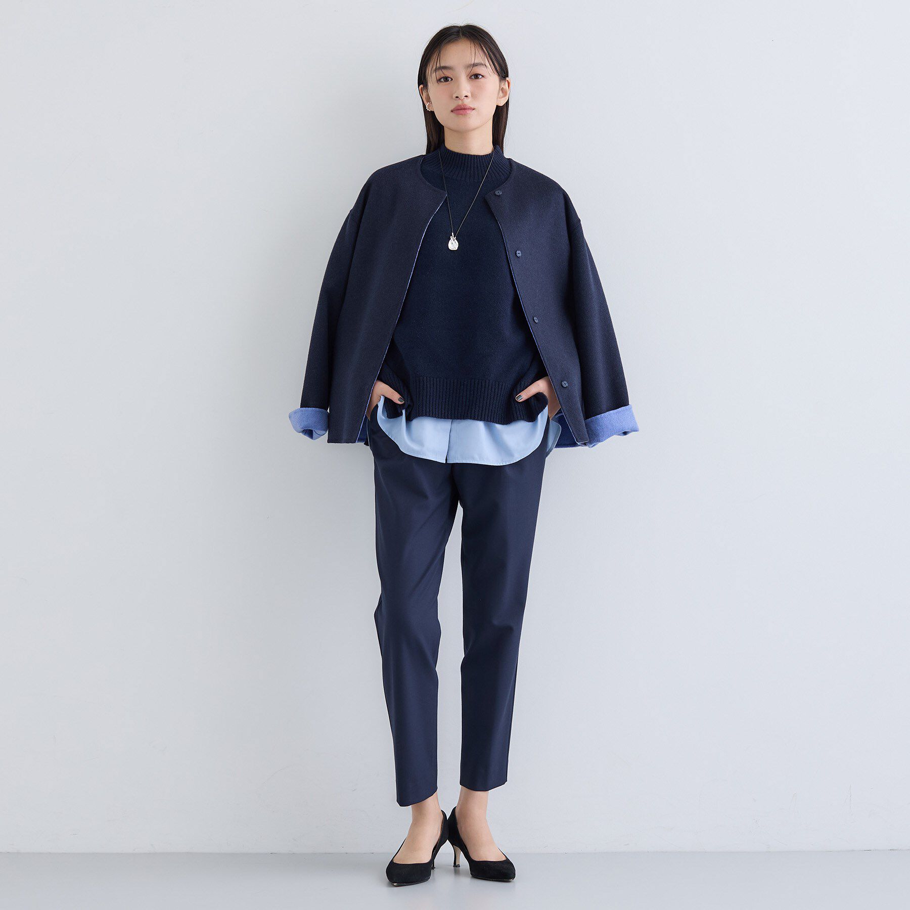 INDIVI「【洗える／裏起毛】ストレッチウォームパンツ」|その他|