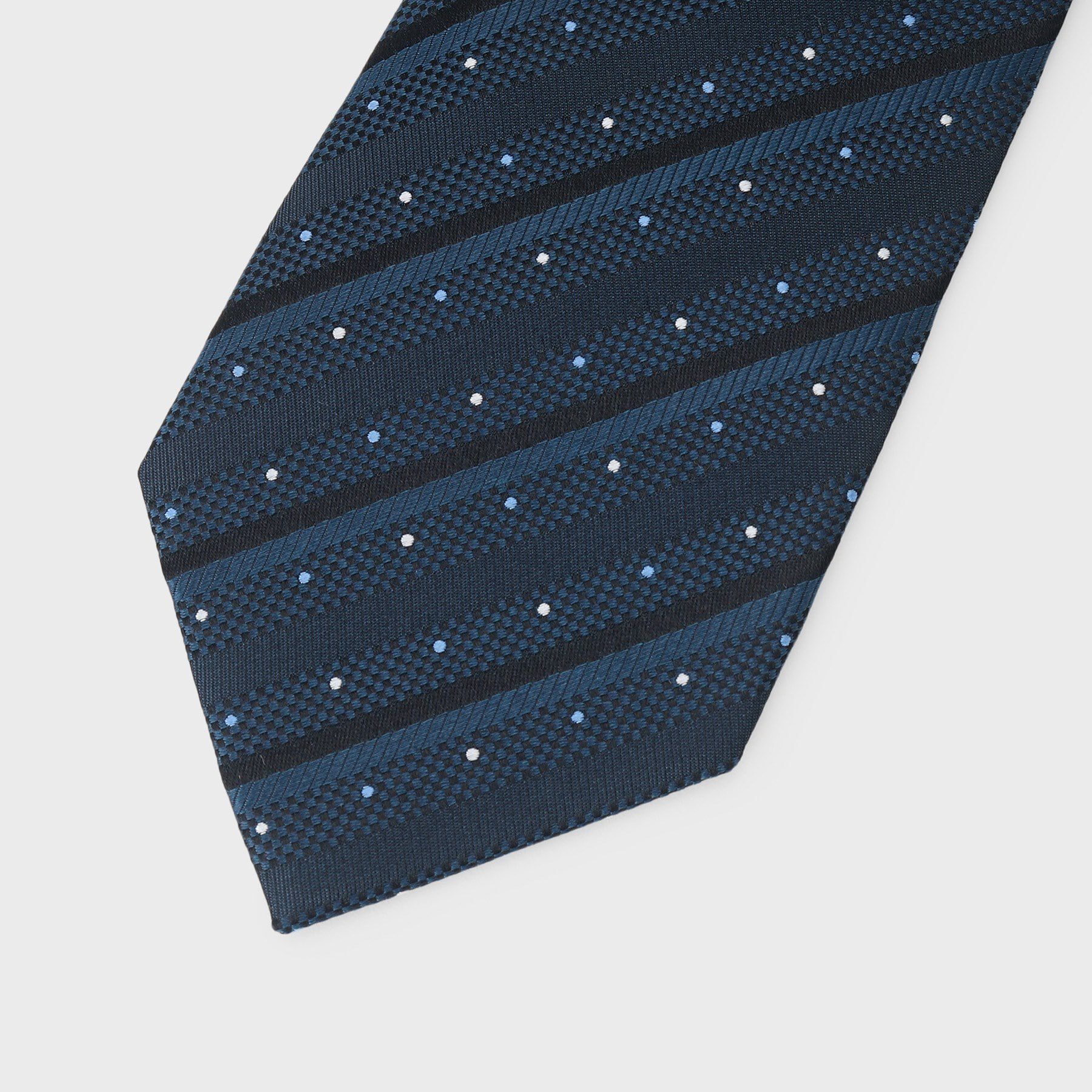 TAKEO KIKUCHI「【BOXセット】シャドーストピンドットネクタイ＆タイバー　セット」|ネクタイ・蝶ネクタイ|